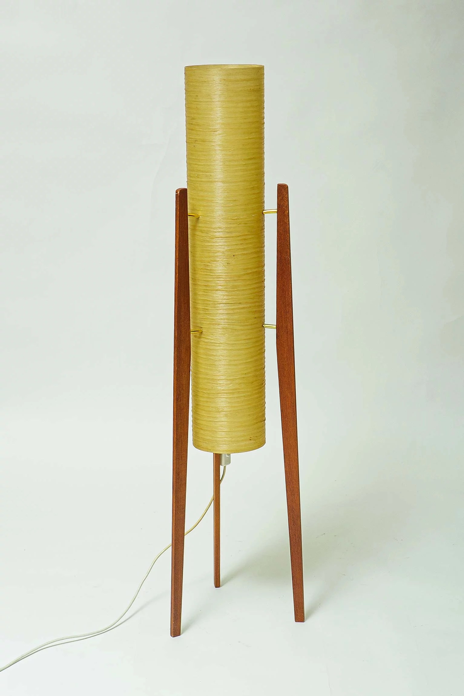 1960s yellow danish lamp
