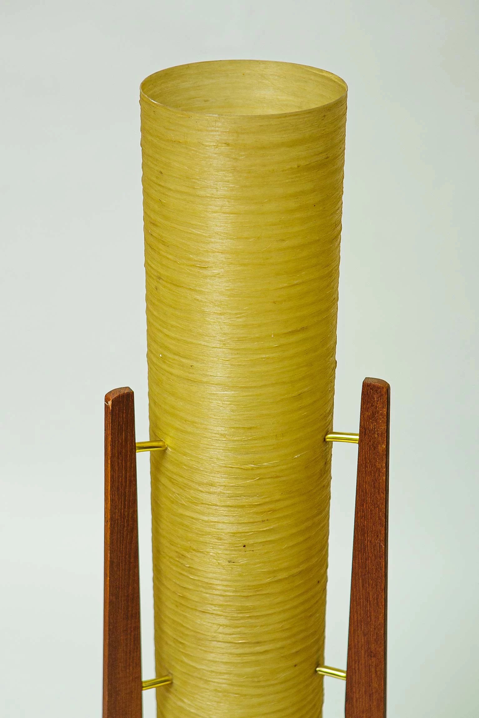 1960s yellow danish lamp