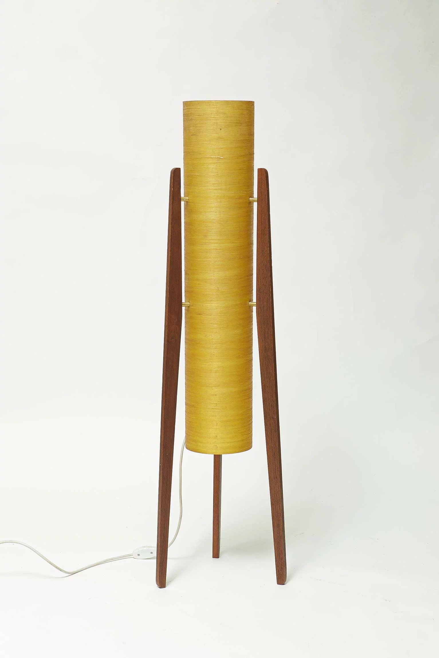 1960s yellow danish lamp