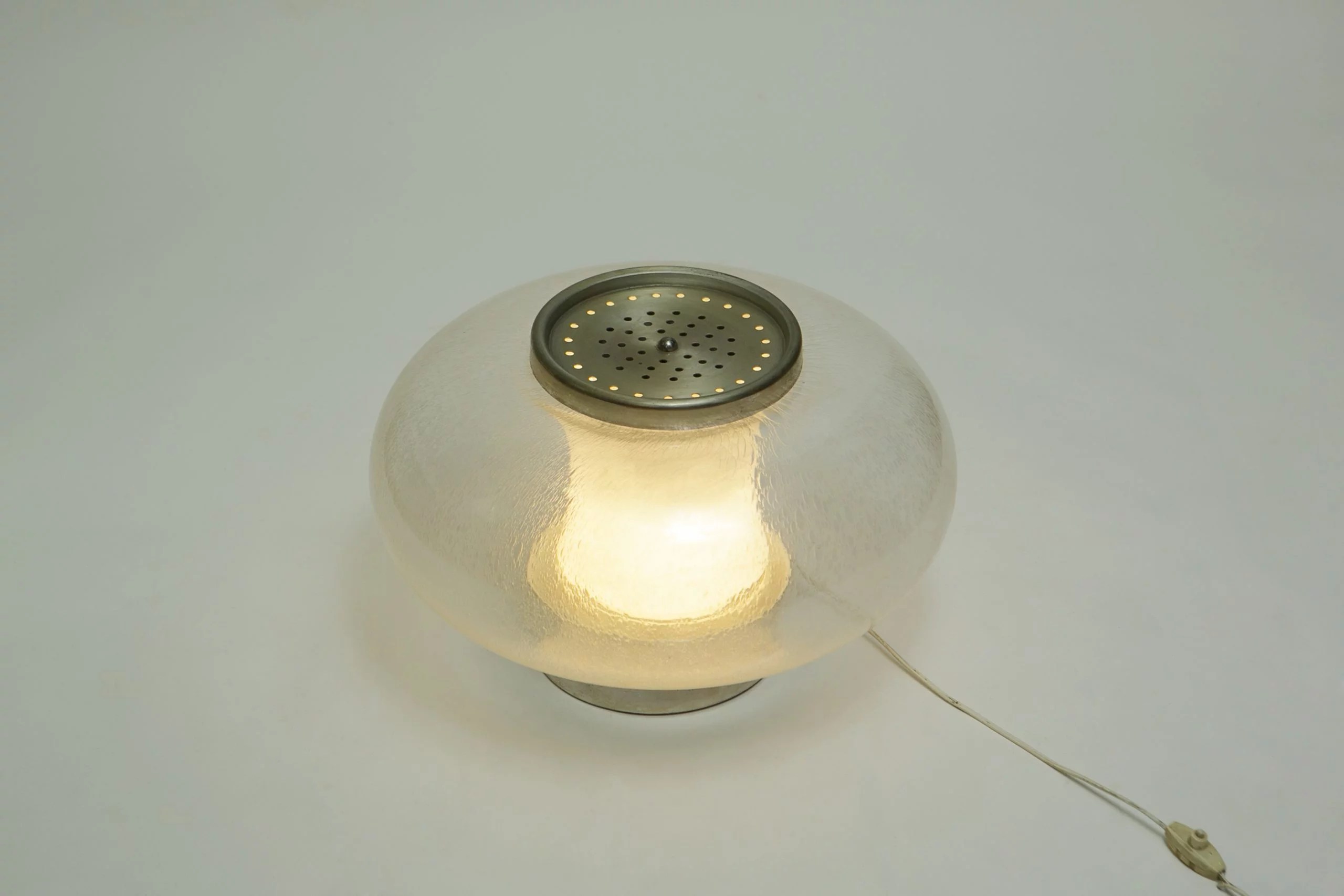 1970s Murano glass table lamp