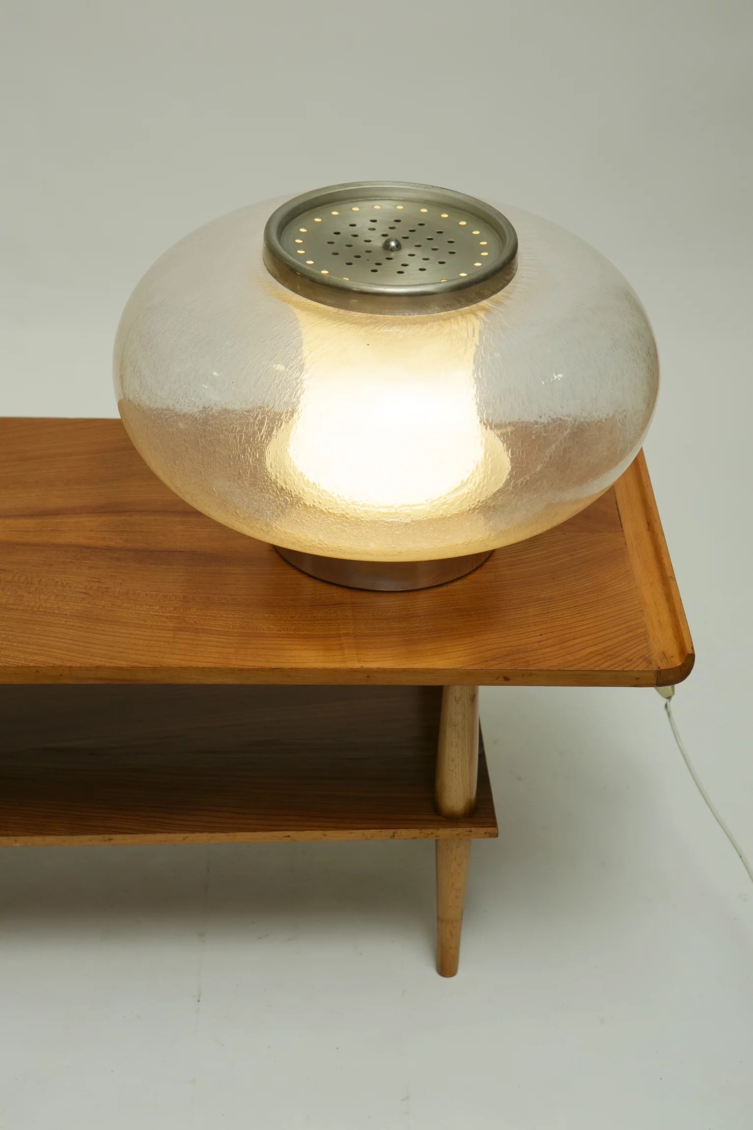 1970s Murano glass table lamp