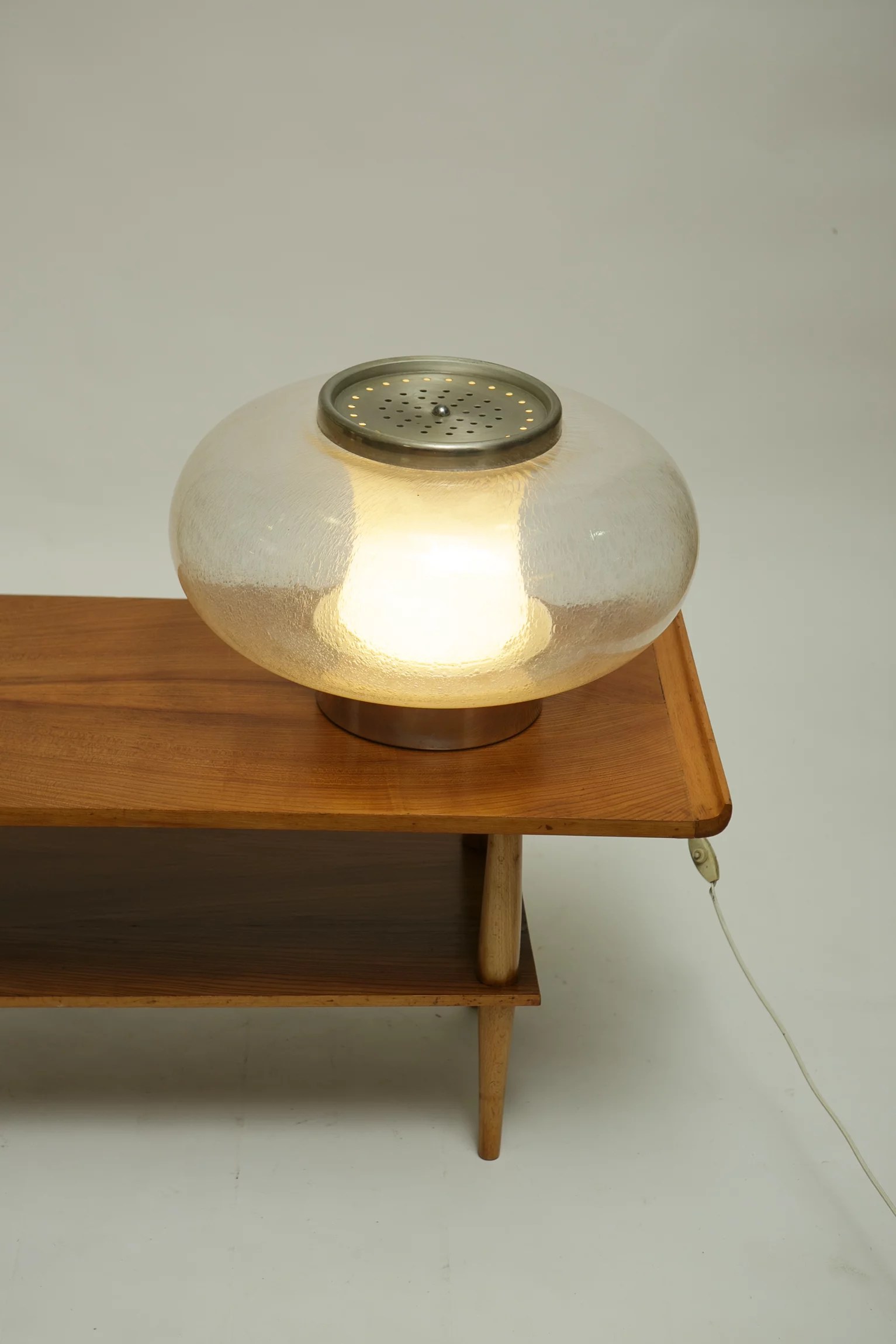 1970s Murano glass table lamp