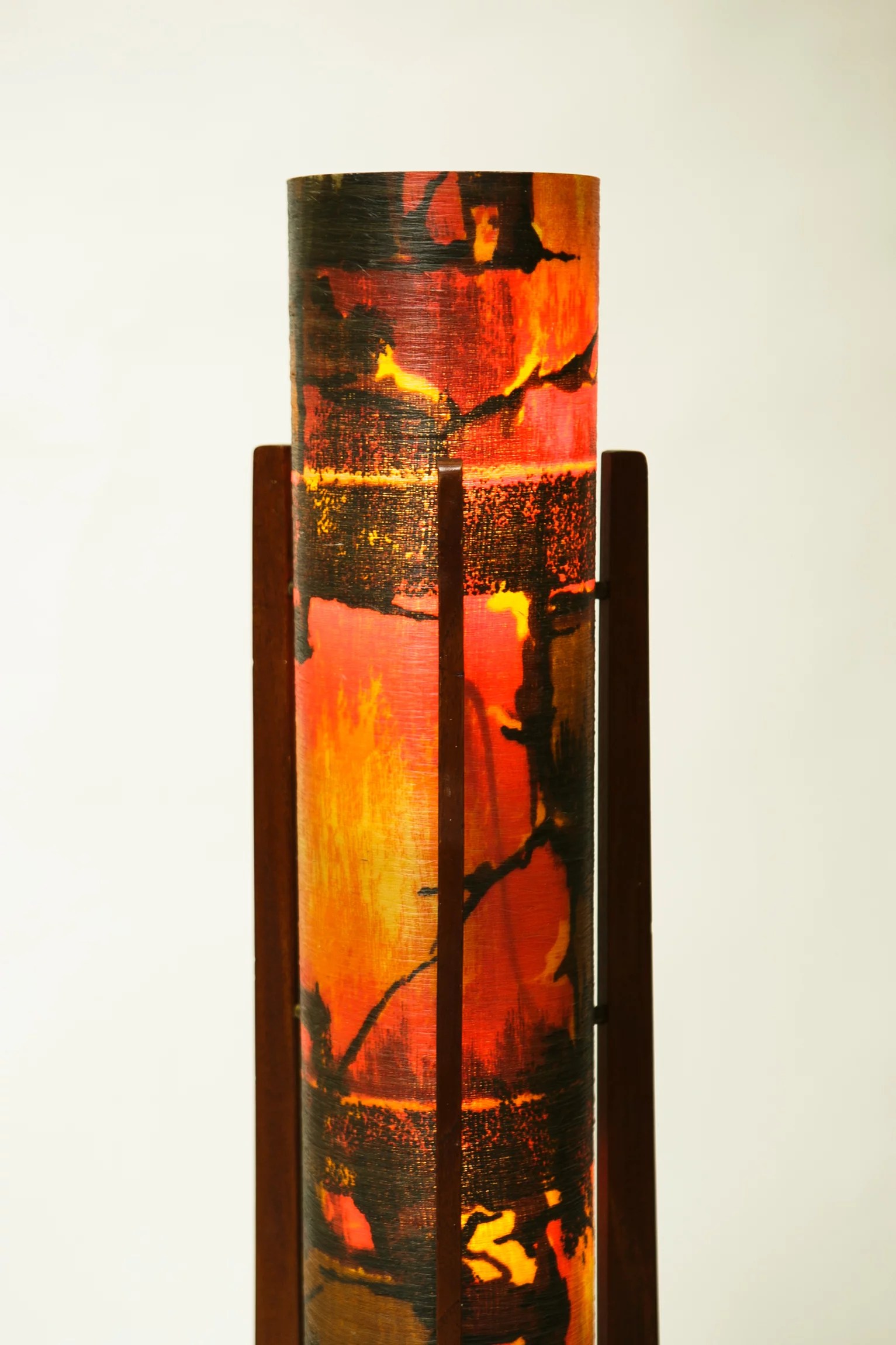 1960s ‘psychedelic’ rocket lamp in danish design