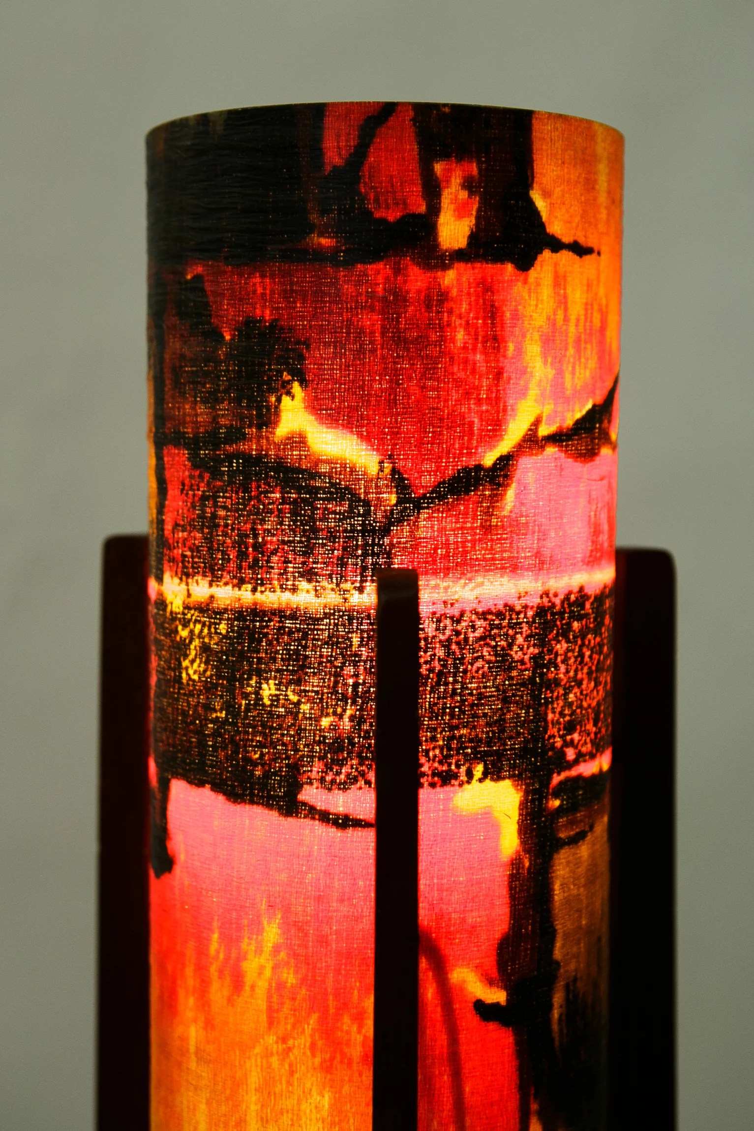 1960s ‘psychedelic’ rocket lamp in danish design