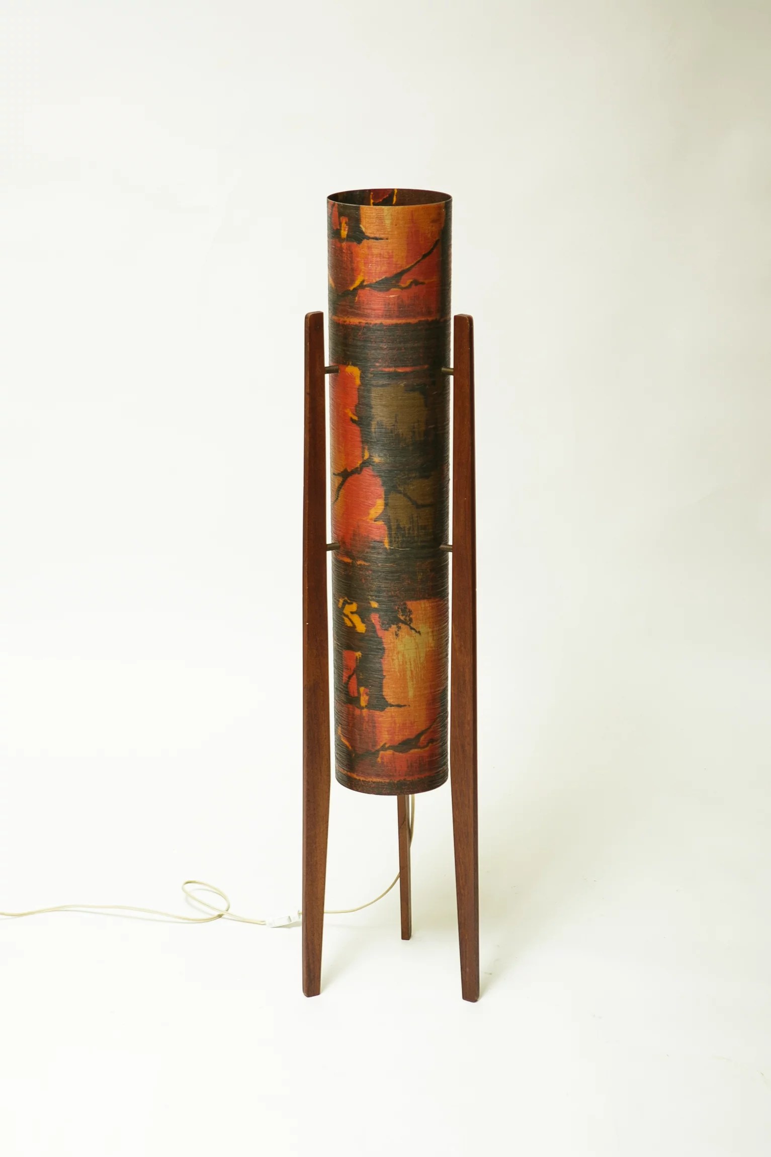 1960s rocket lamp in danish design