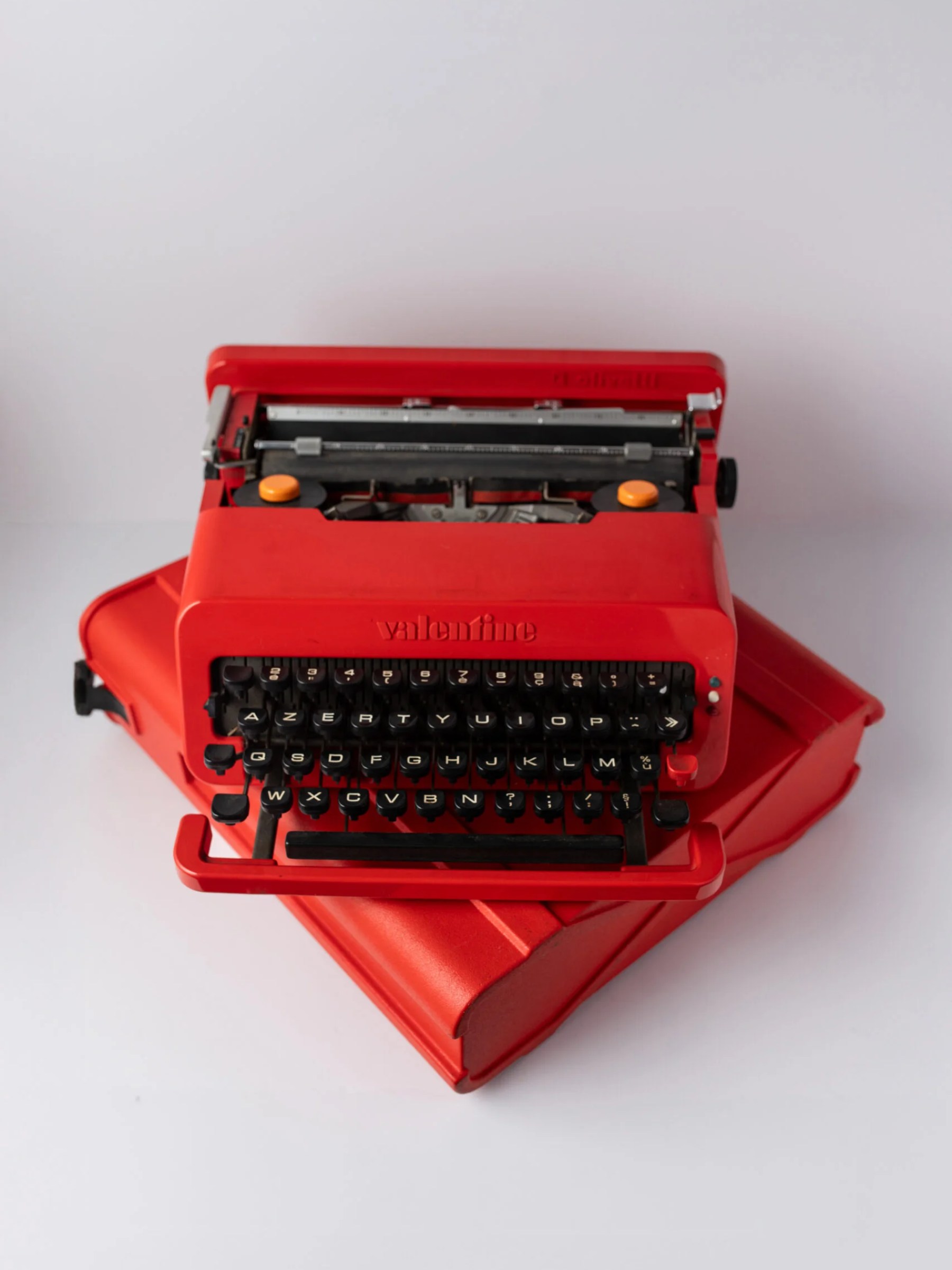 1969 Olivetti ‘Valentine’ typewriter designed by Ettore Sottsass