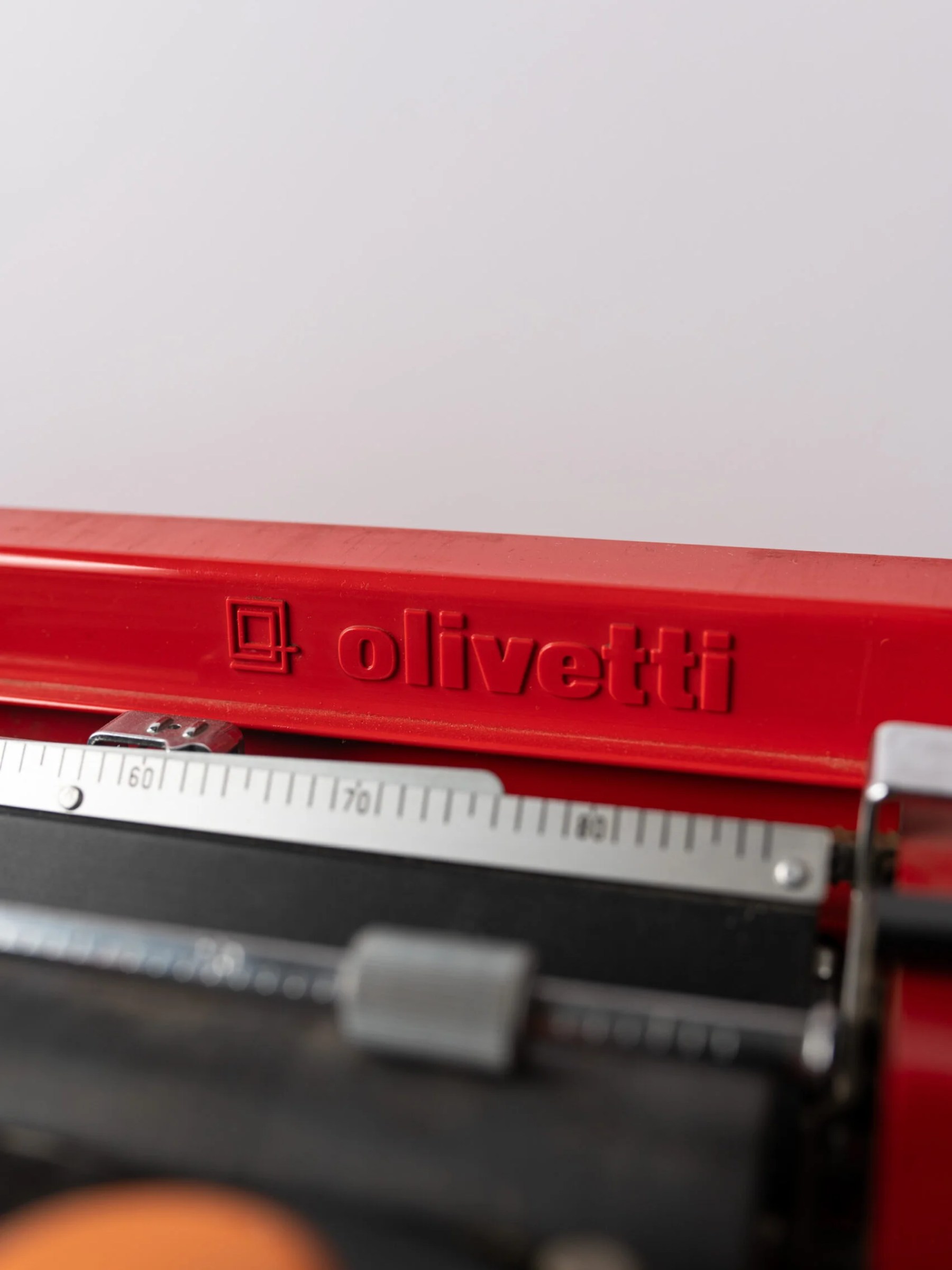 1969 Olivetti ‘Valentine’ typewriter designed by Ettore Sottsass