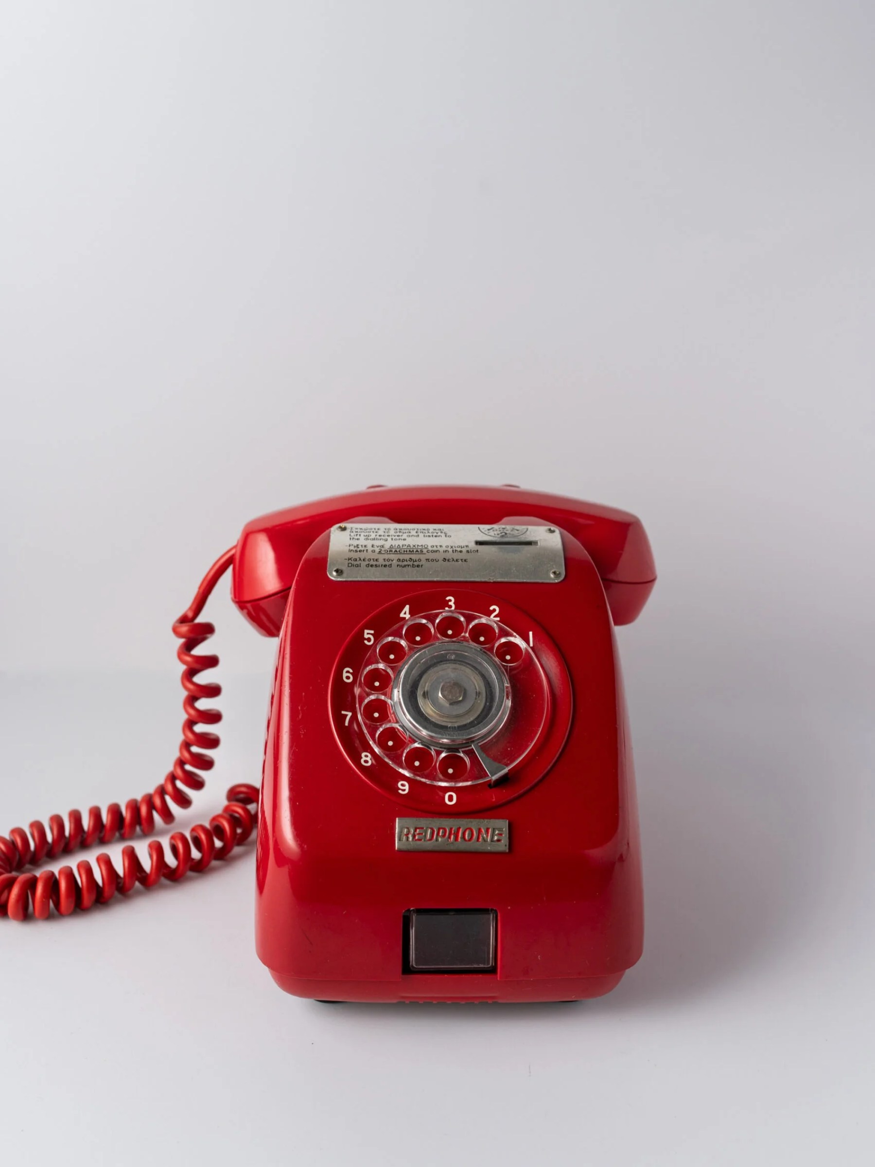 1970s ‘REDPHONE’ public telephone