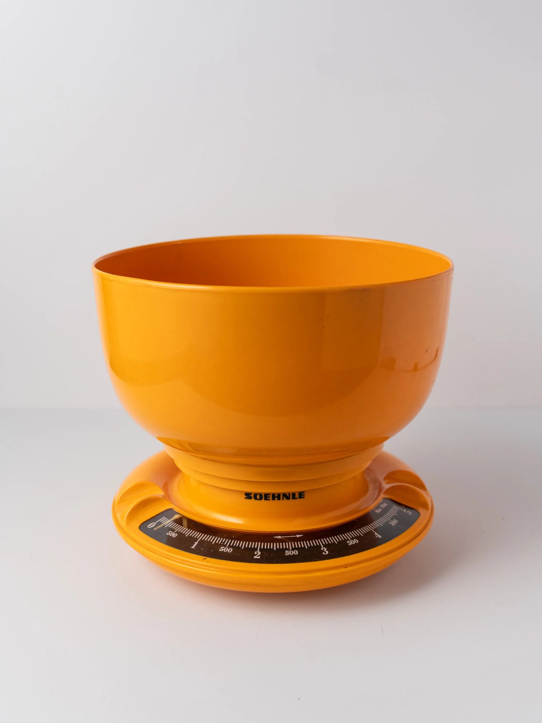 1970s orange ‘SOEHNLE’ kitchen scales
