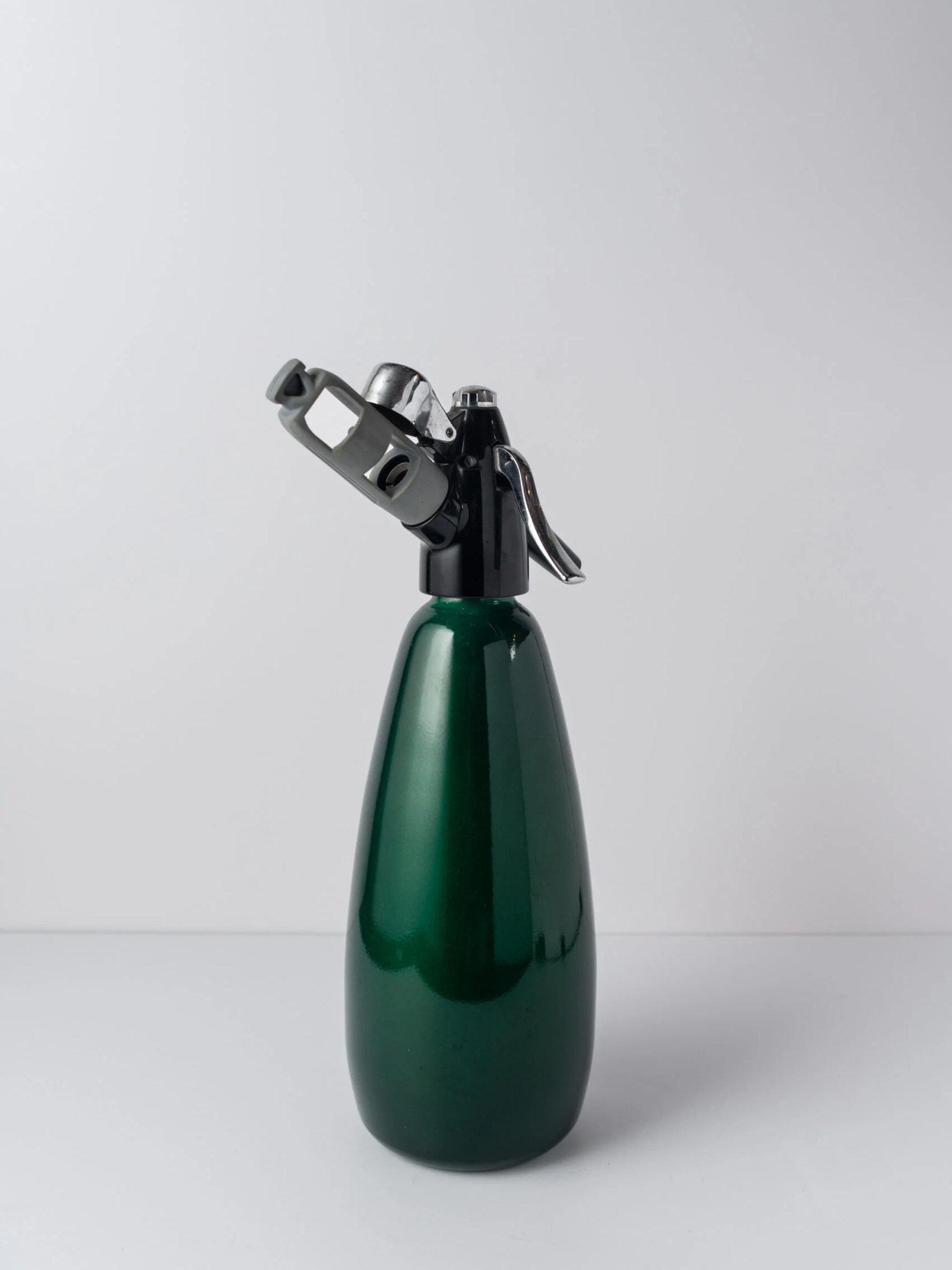 1970s green soda syphon