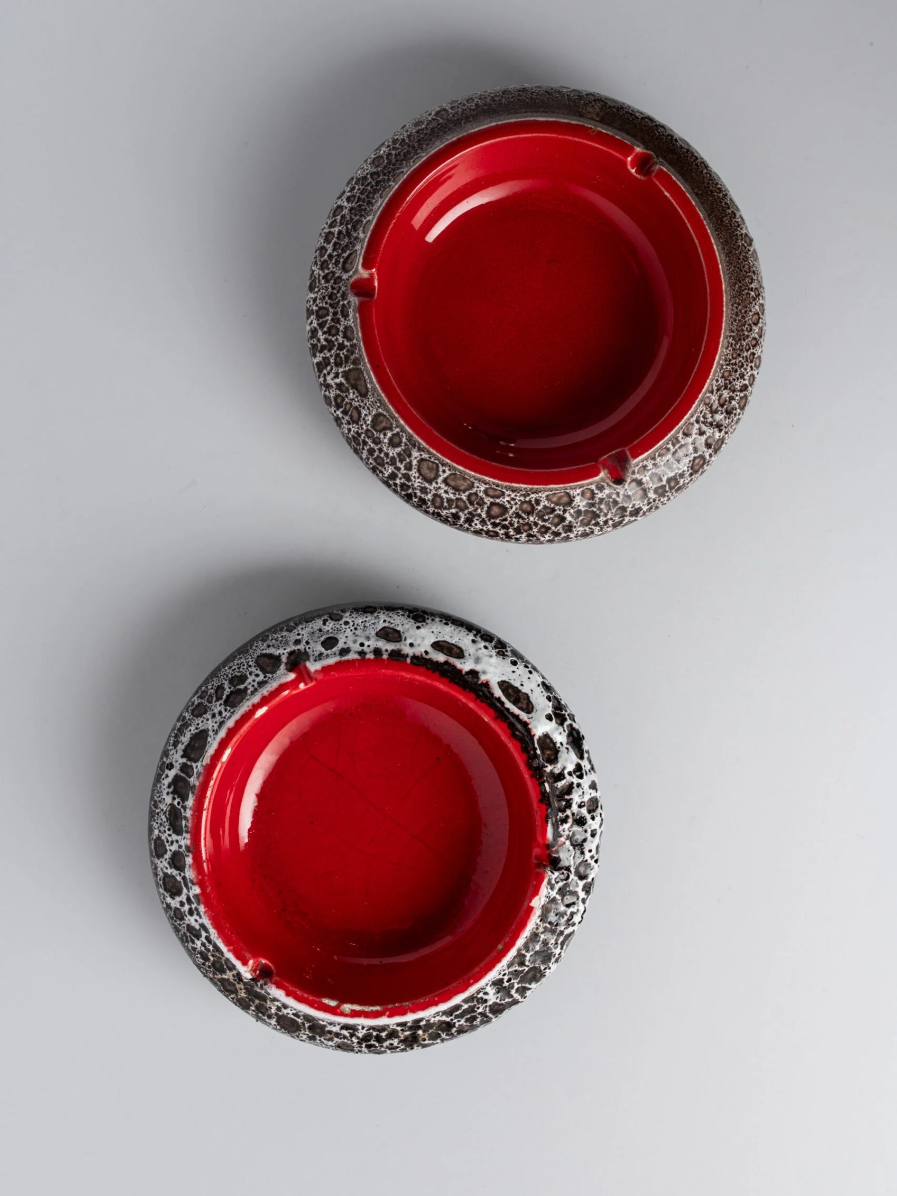 1960s ‘Fat Lava’ glazed ceramic ashtray