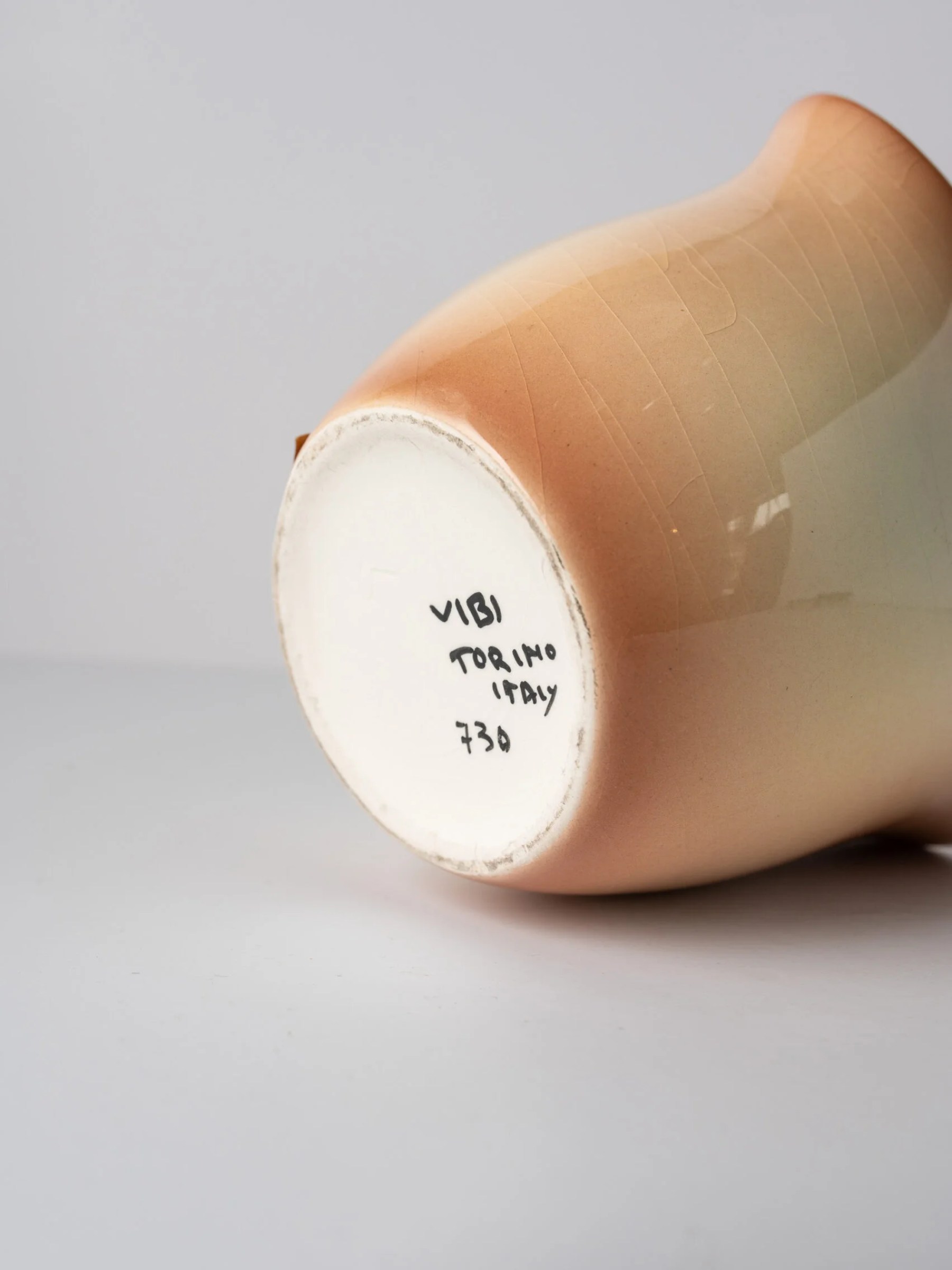 Vi Bi Torino ceramic art vase