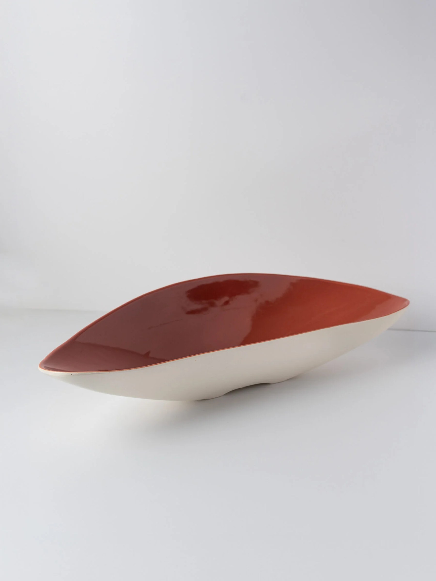 1950s ‘Poole’ glazed kidney shaped ceramic dish
