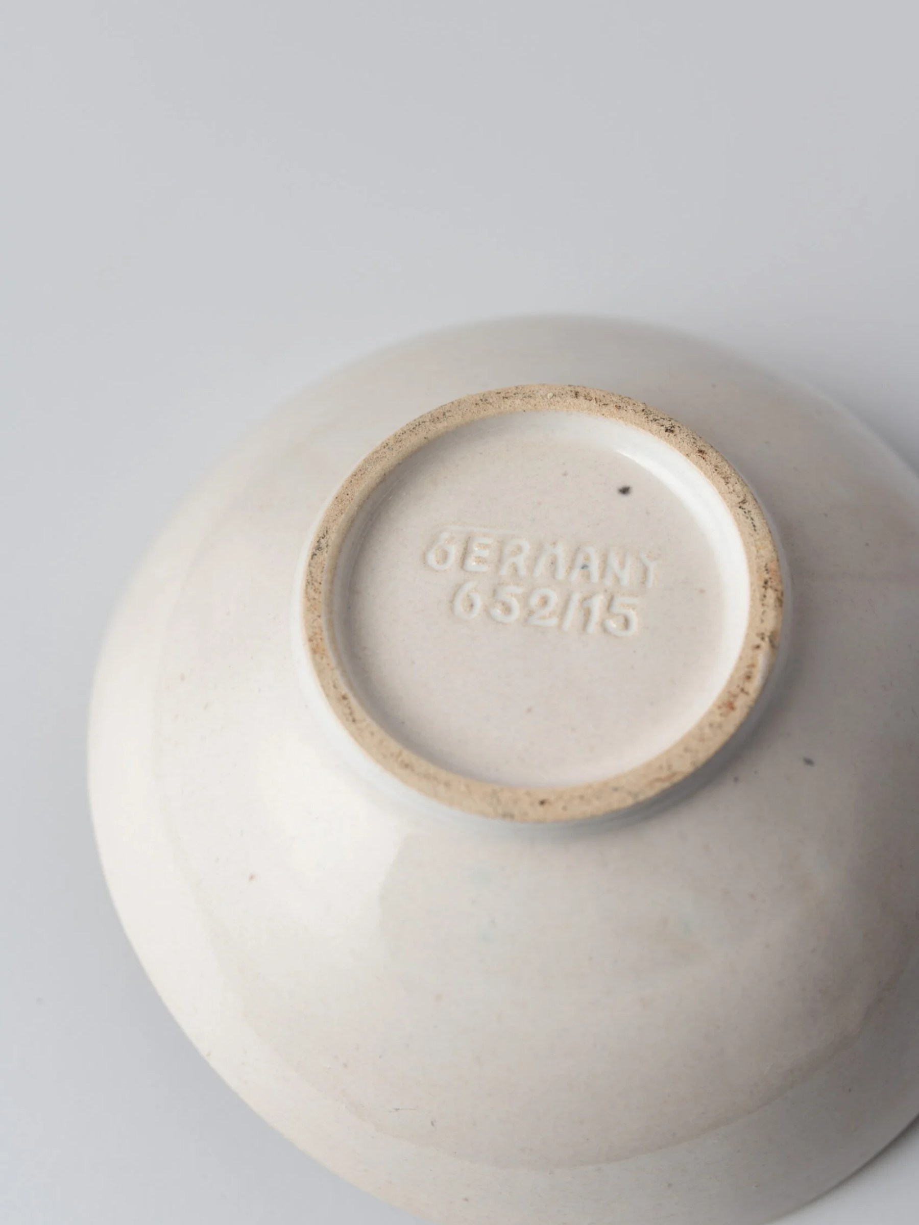 1950s German ‘Atomic’ MCM oval yellow & black glazed ceramic dish
