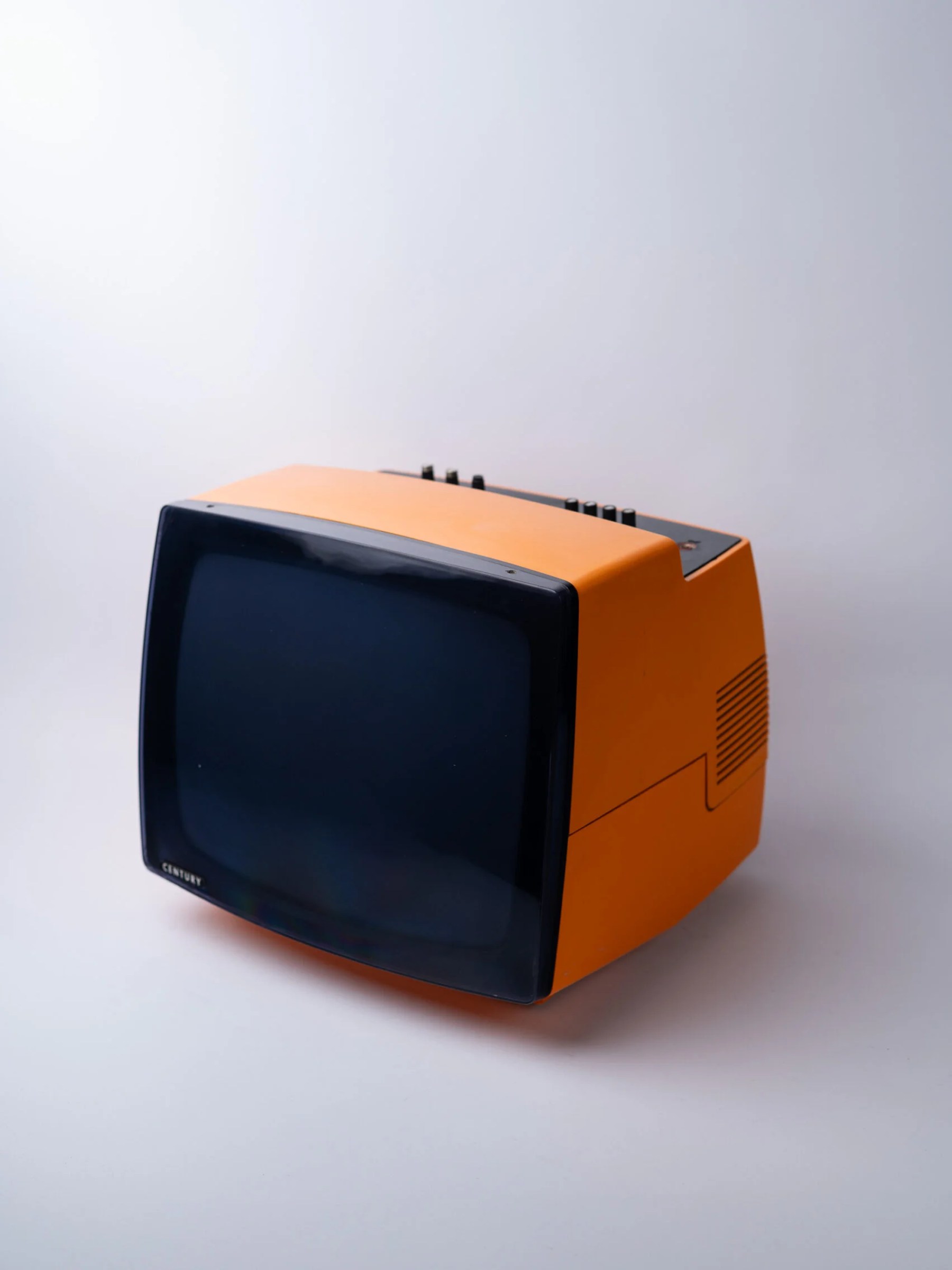 1970s orange ‘Century’ portable tv