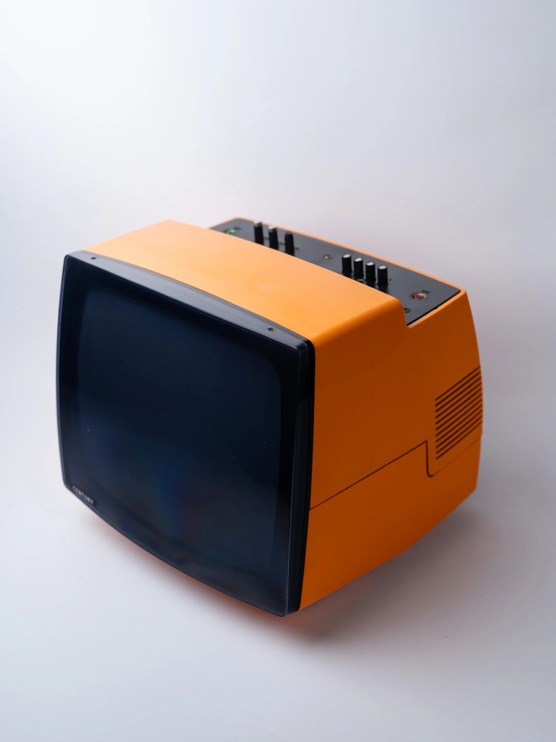 1970s orange ‘Century’ portable tv