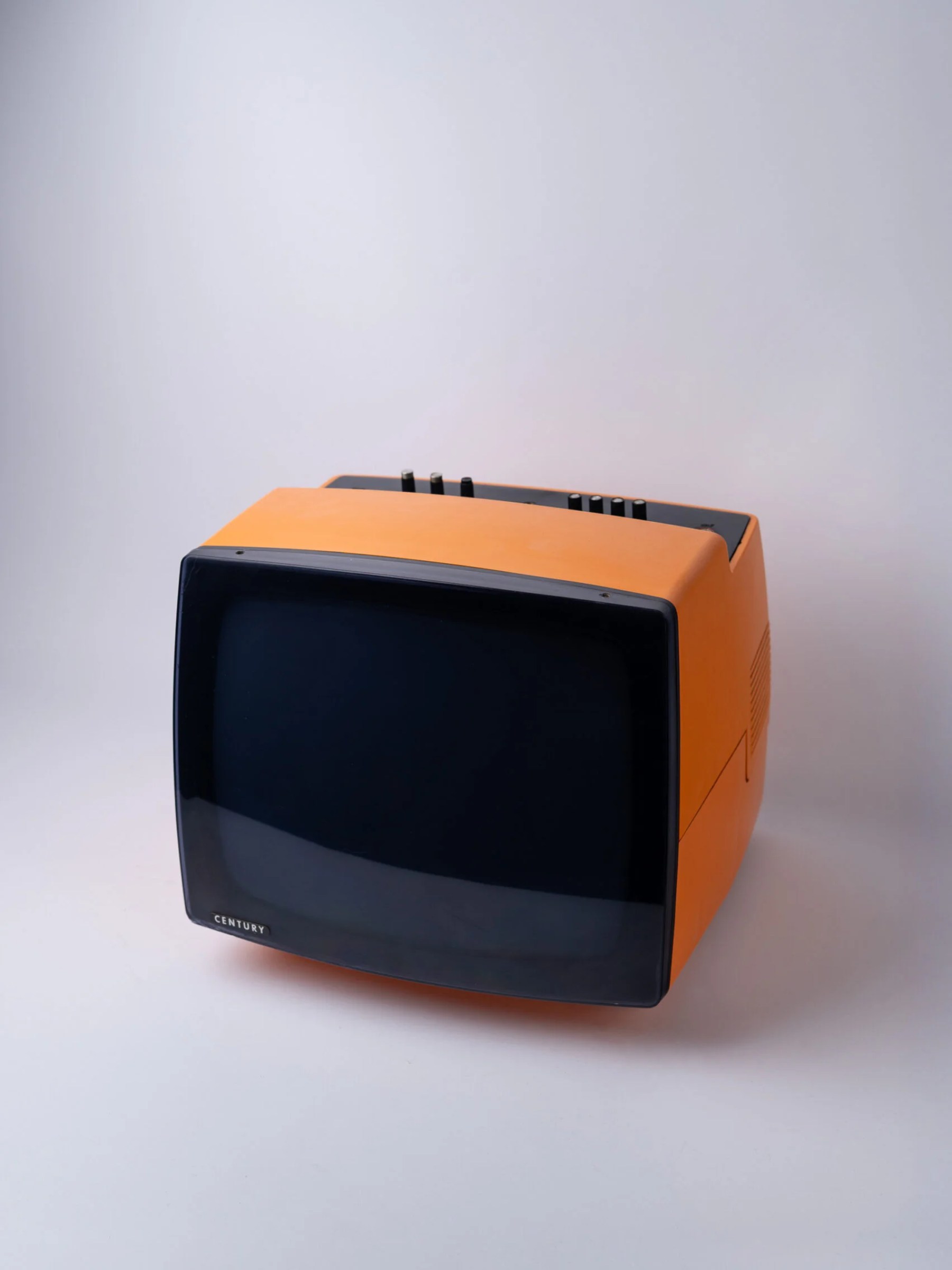 1970s orange ‘Century’ portable tv