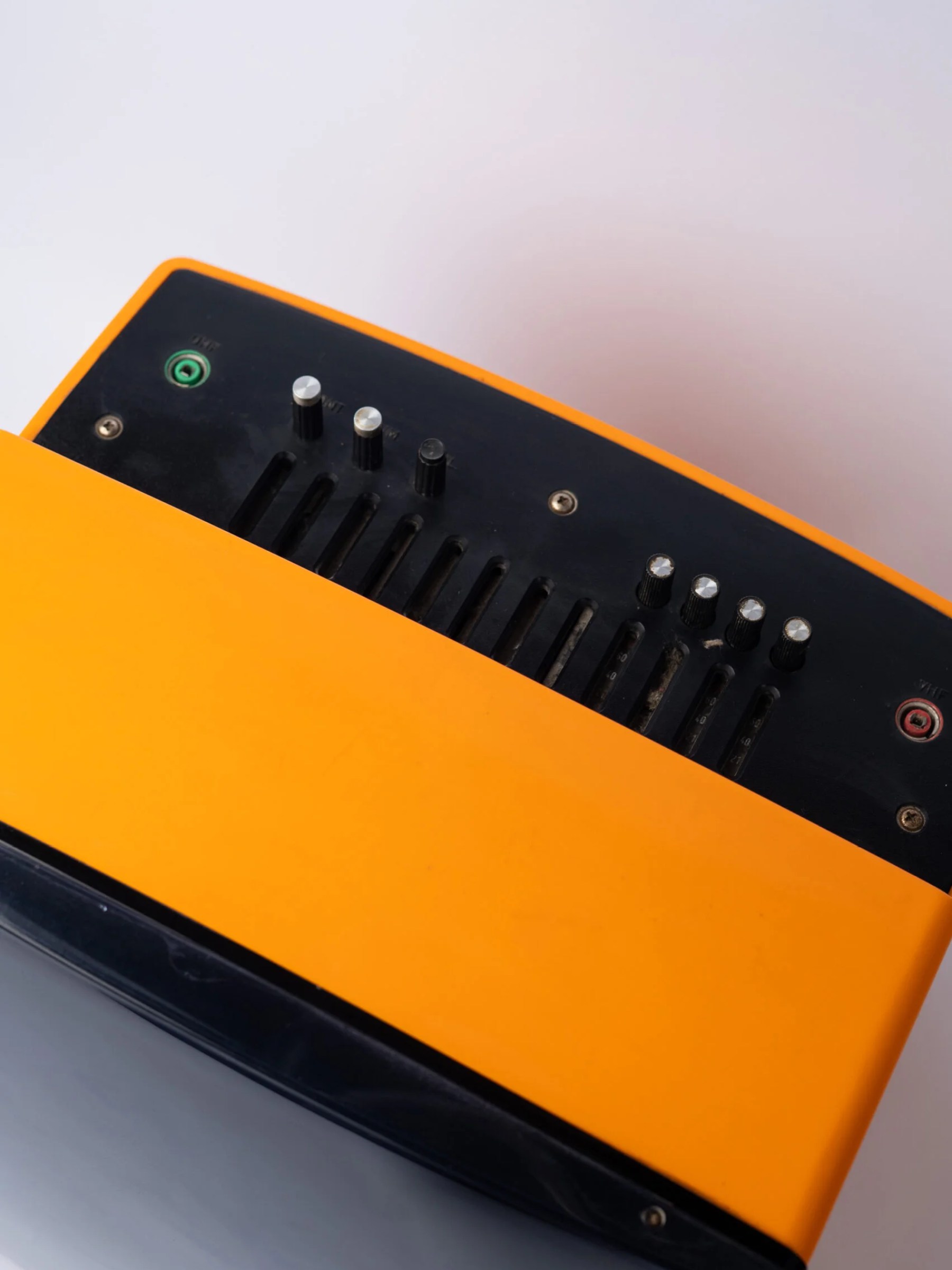 1970s orange ‘Century’ portable tv