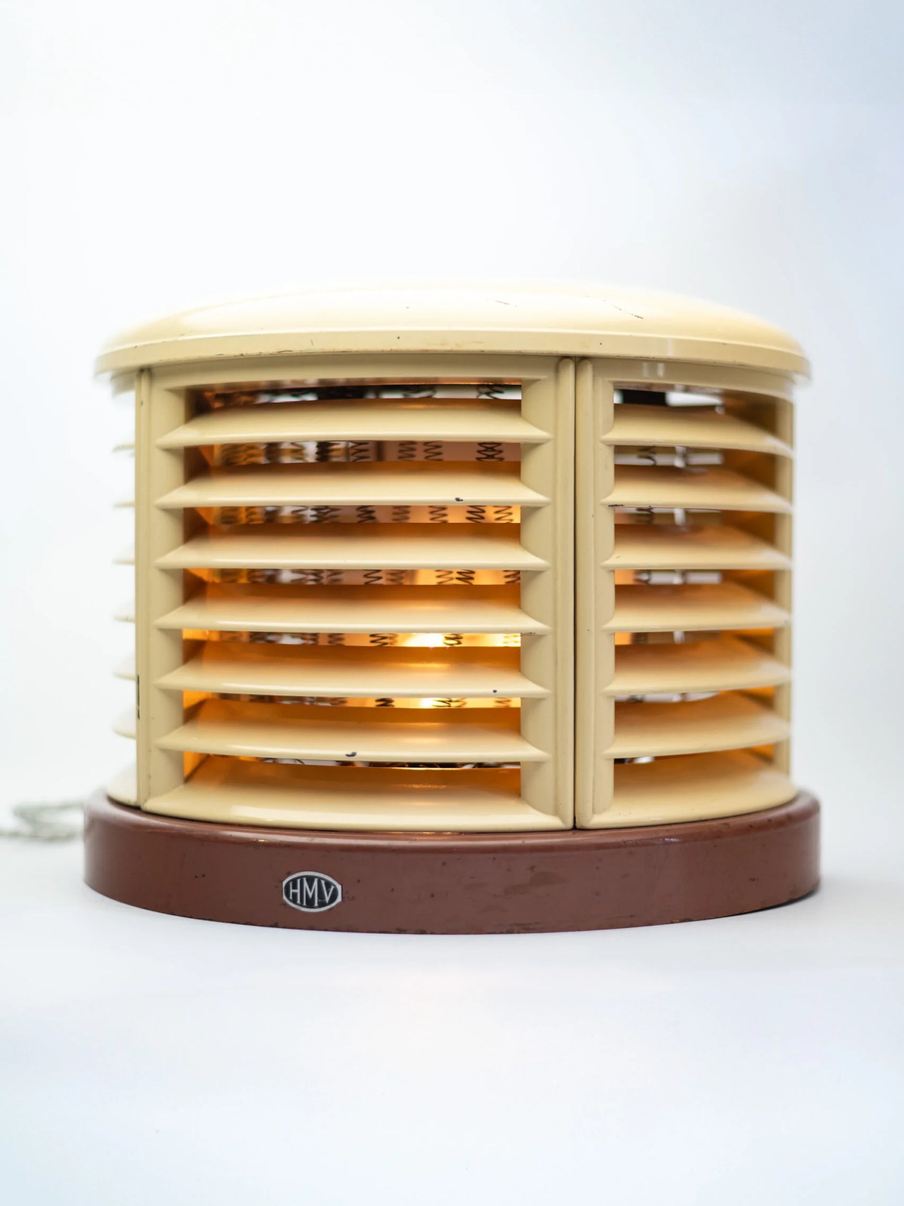 1950s ‘His Master’s Voice (HMV)’ MCM bakelite fan heater