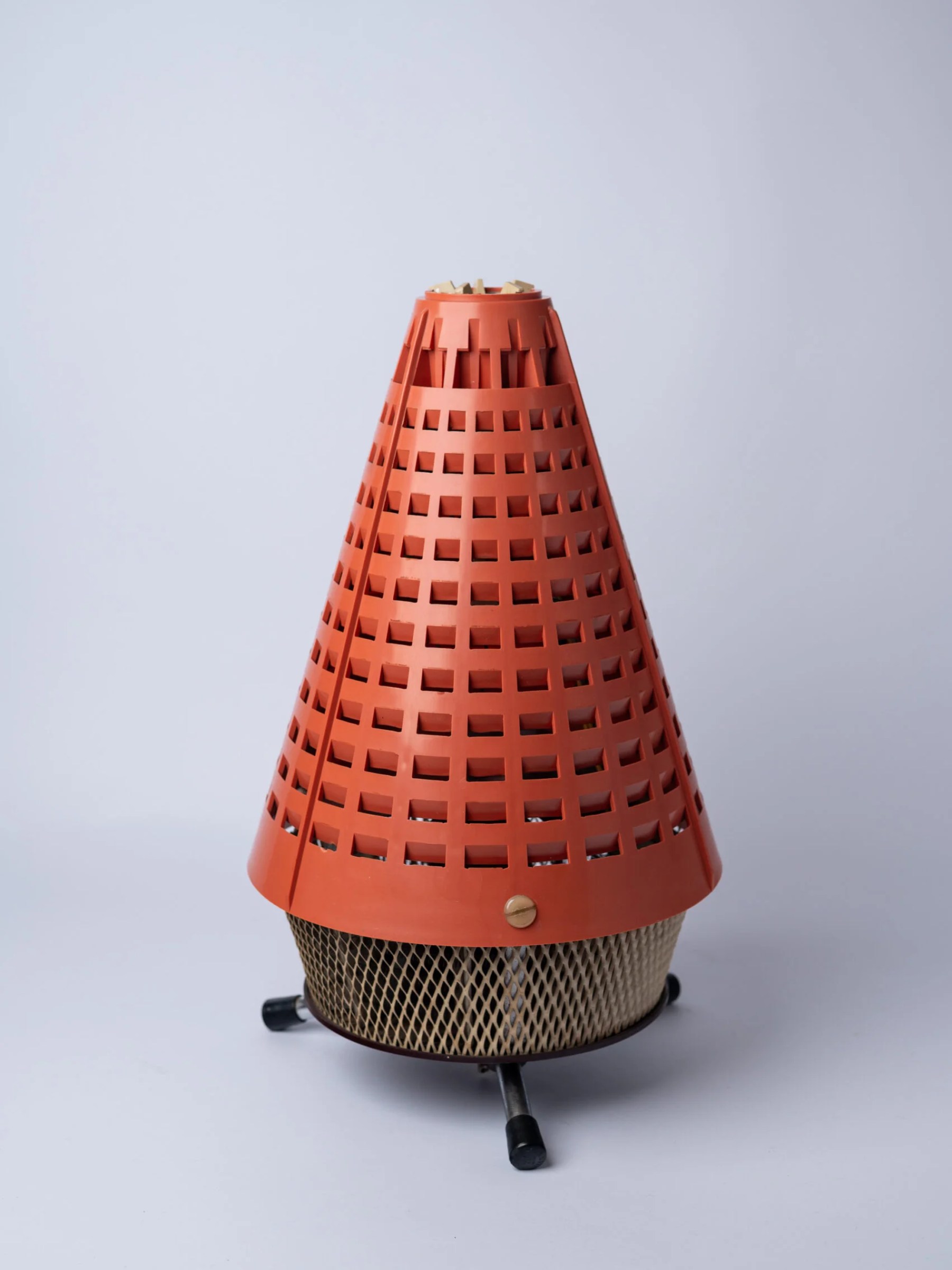 1950s space age rocket design heater