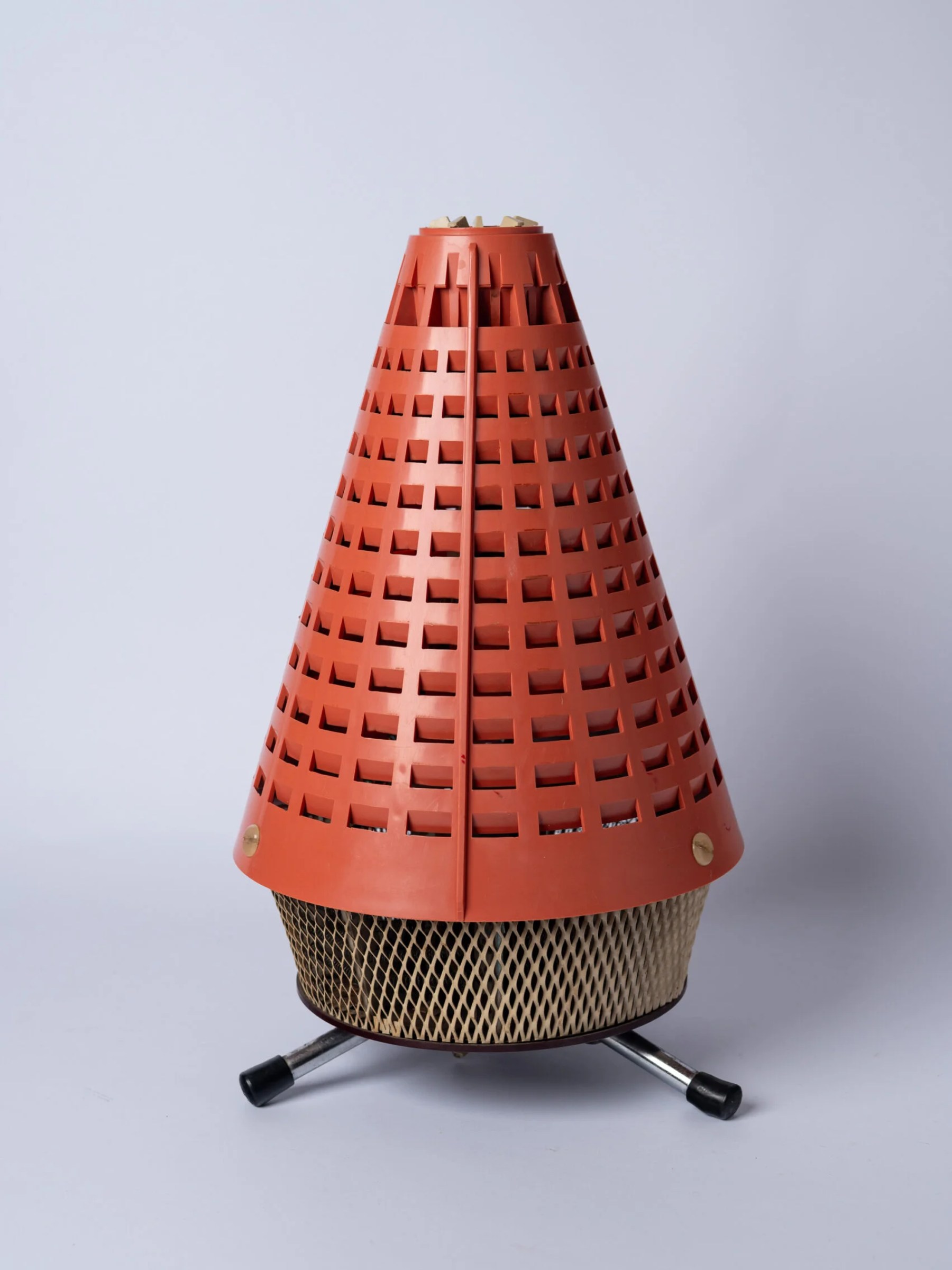 1950s space age rocket design heater