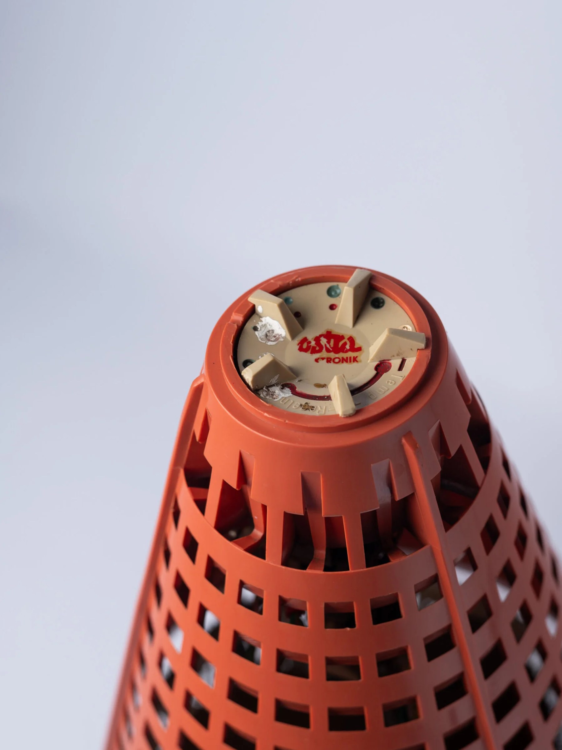 1950s space age rocket design heater