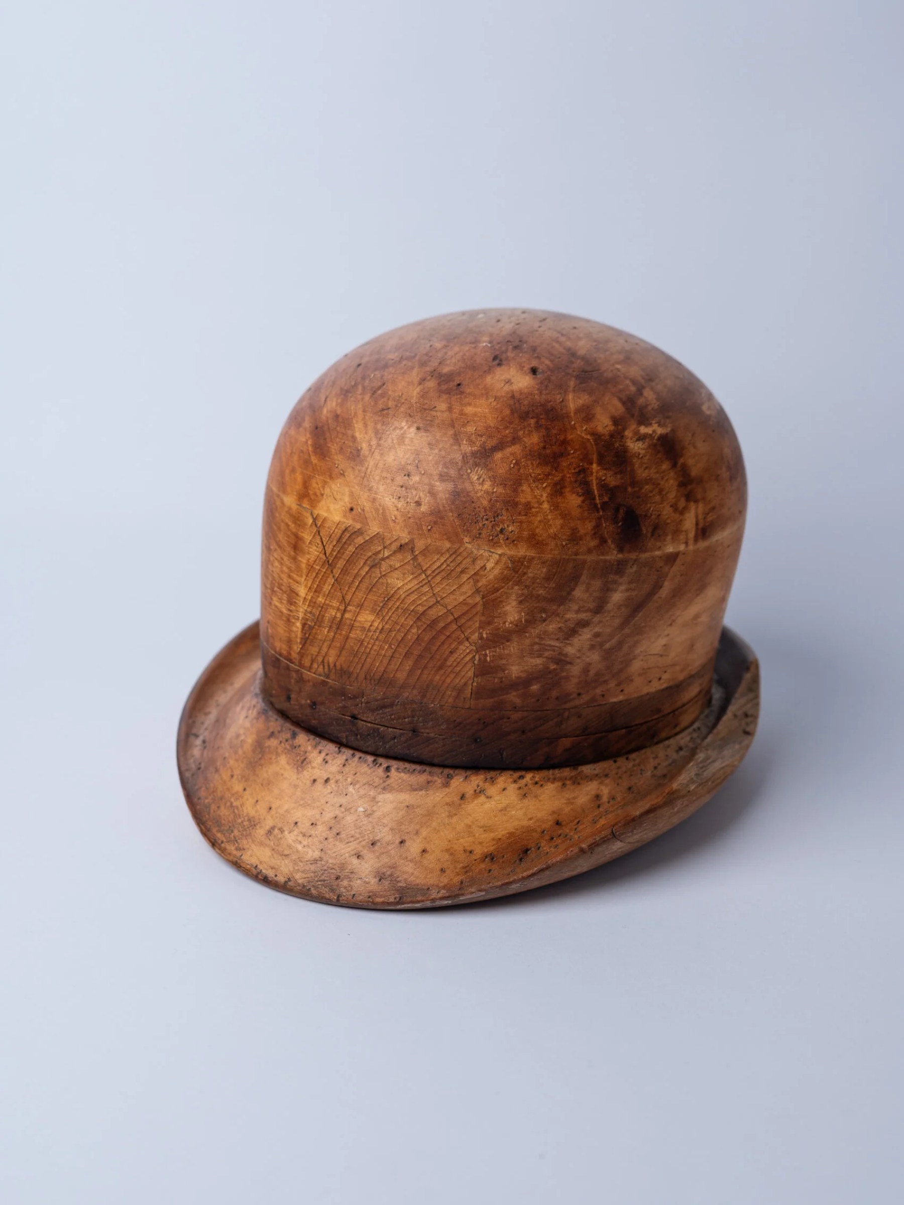 1920s antique wooden hat mold