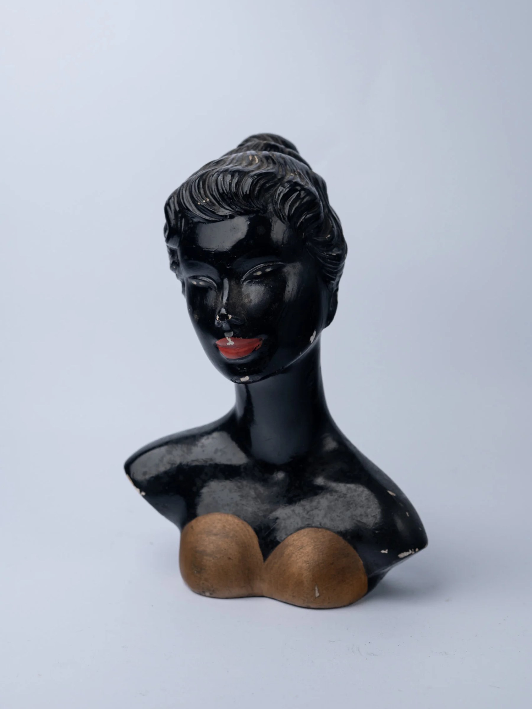 1950s Asian woman’s ceramic bust