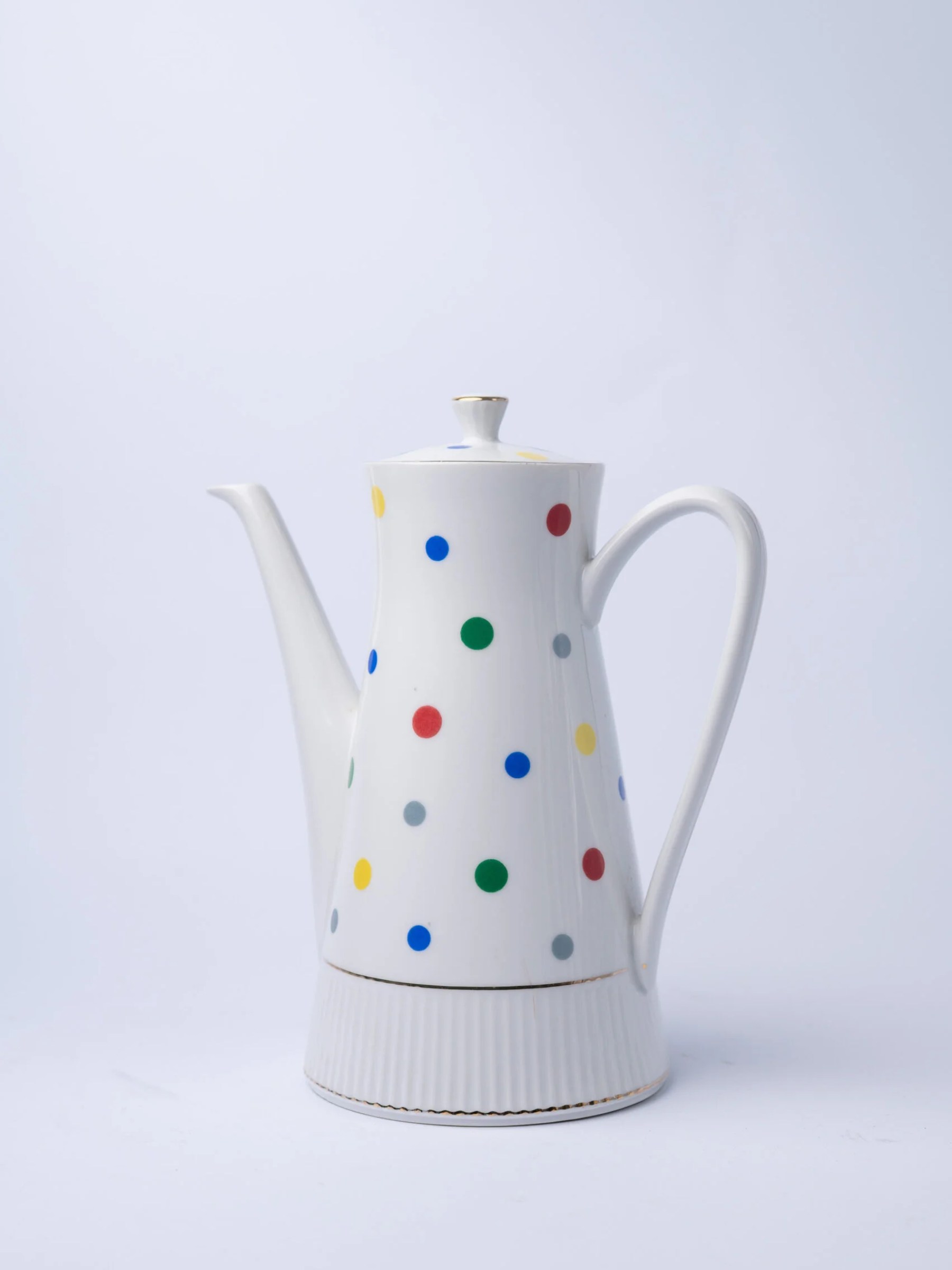1950s ‘Eschenbach’ MCM polka dot teapot