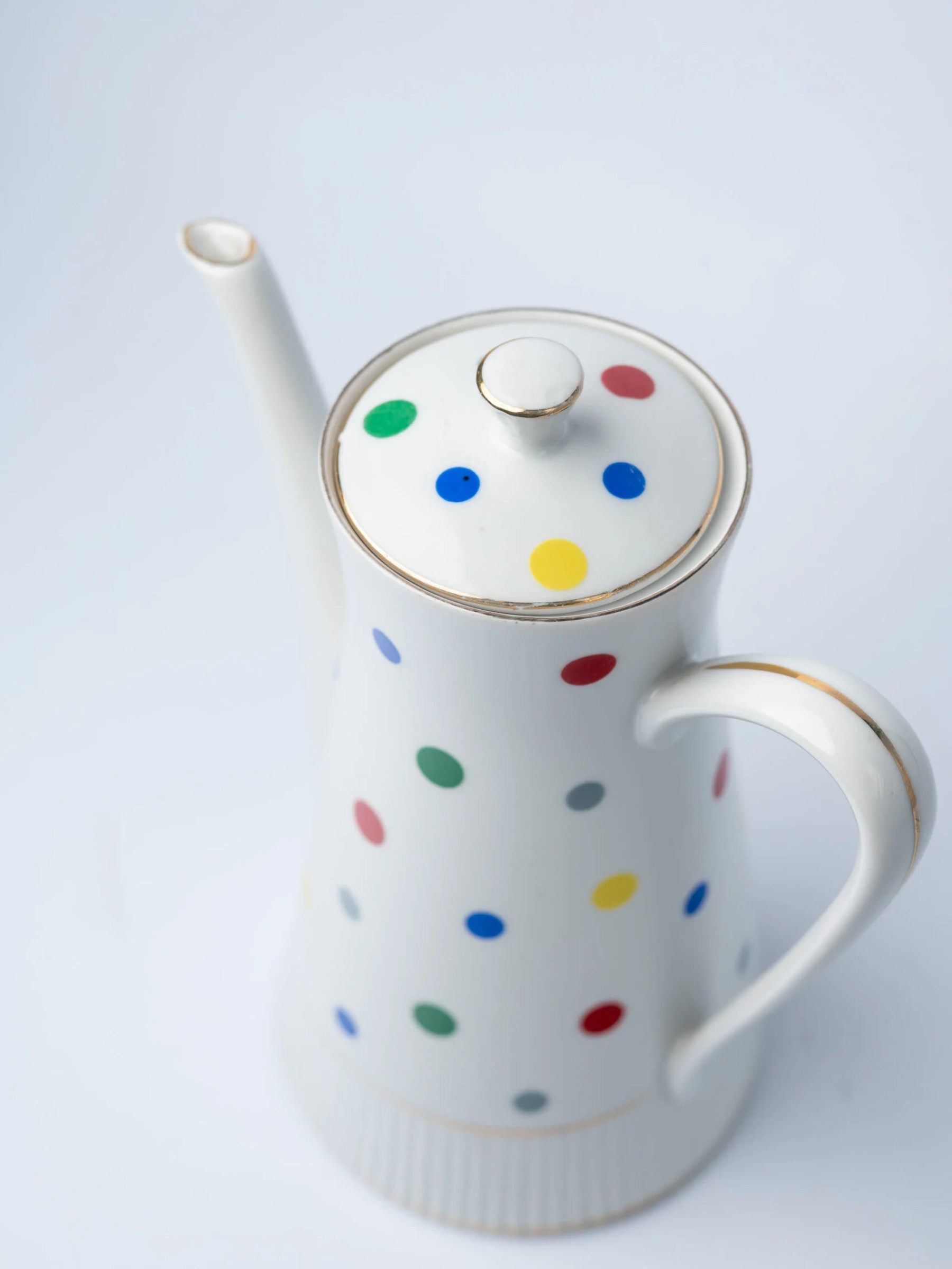 1950s ‘Eschenbach’ MCM polka dot teapot