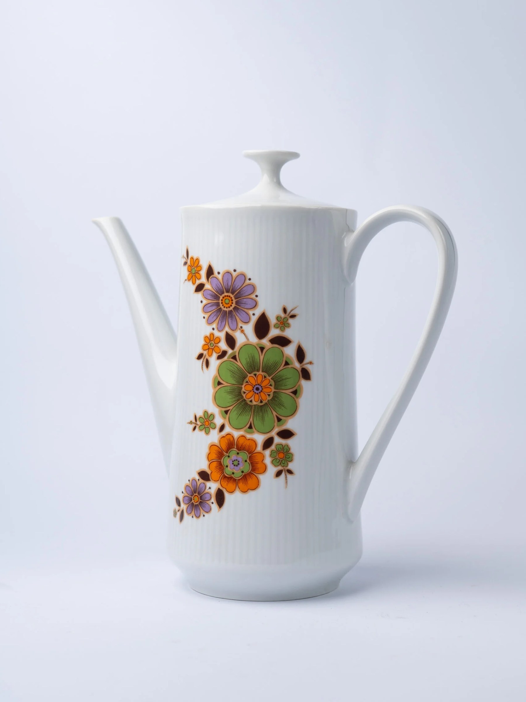 1970s MCM floral design 3-piece tea set