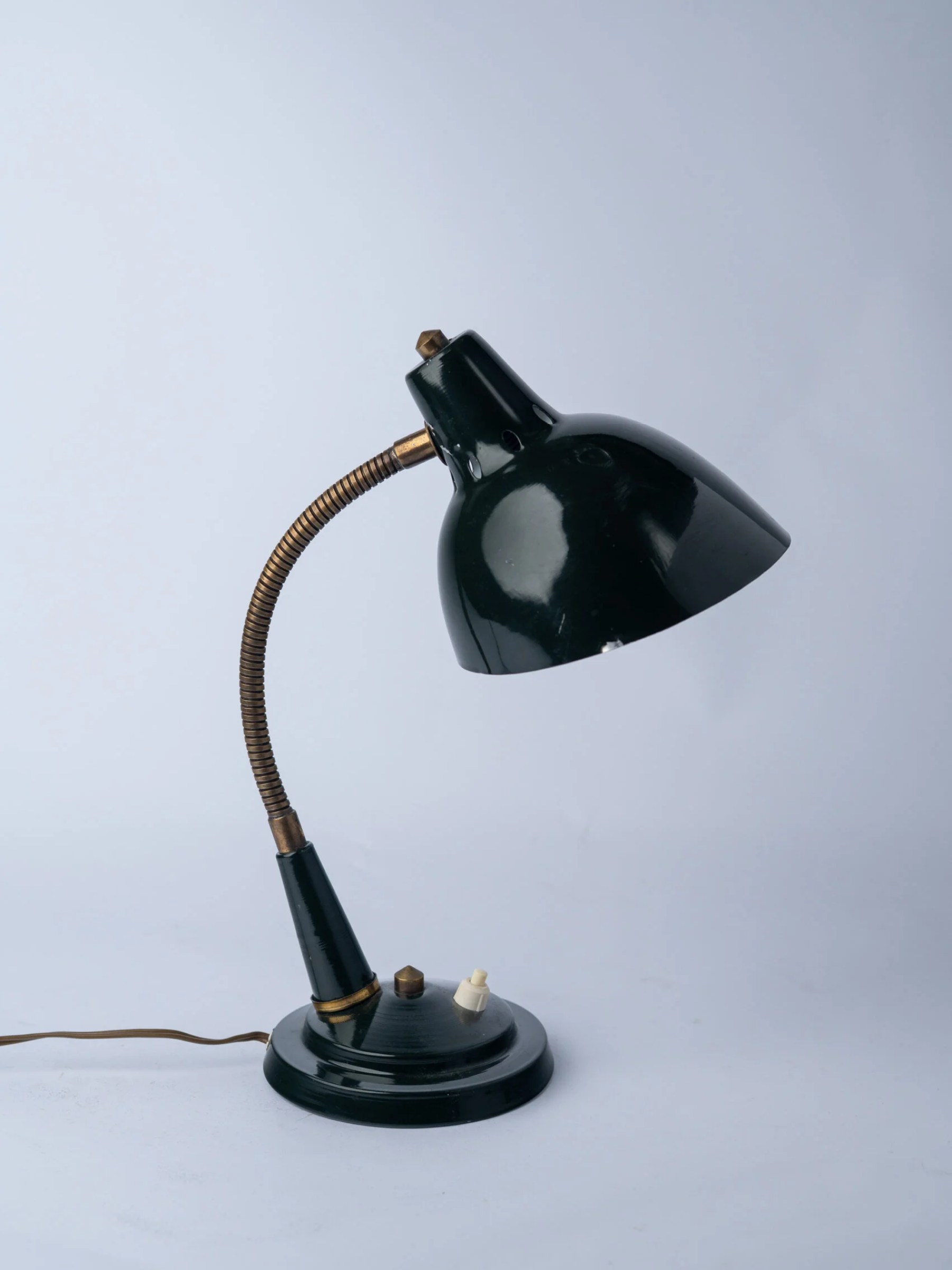 1960s Mid-Century Modern gooseneck desk lamp