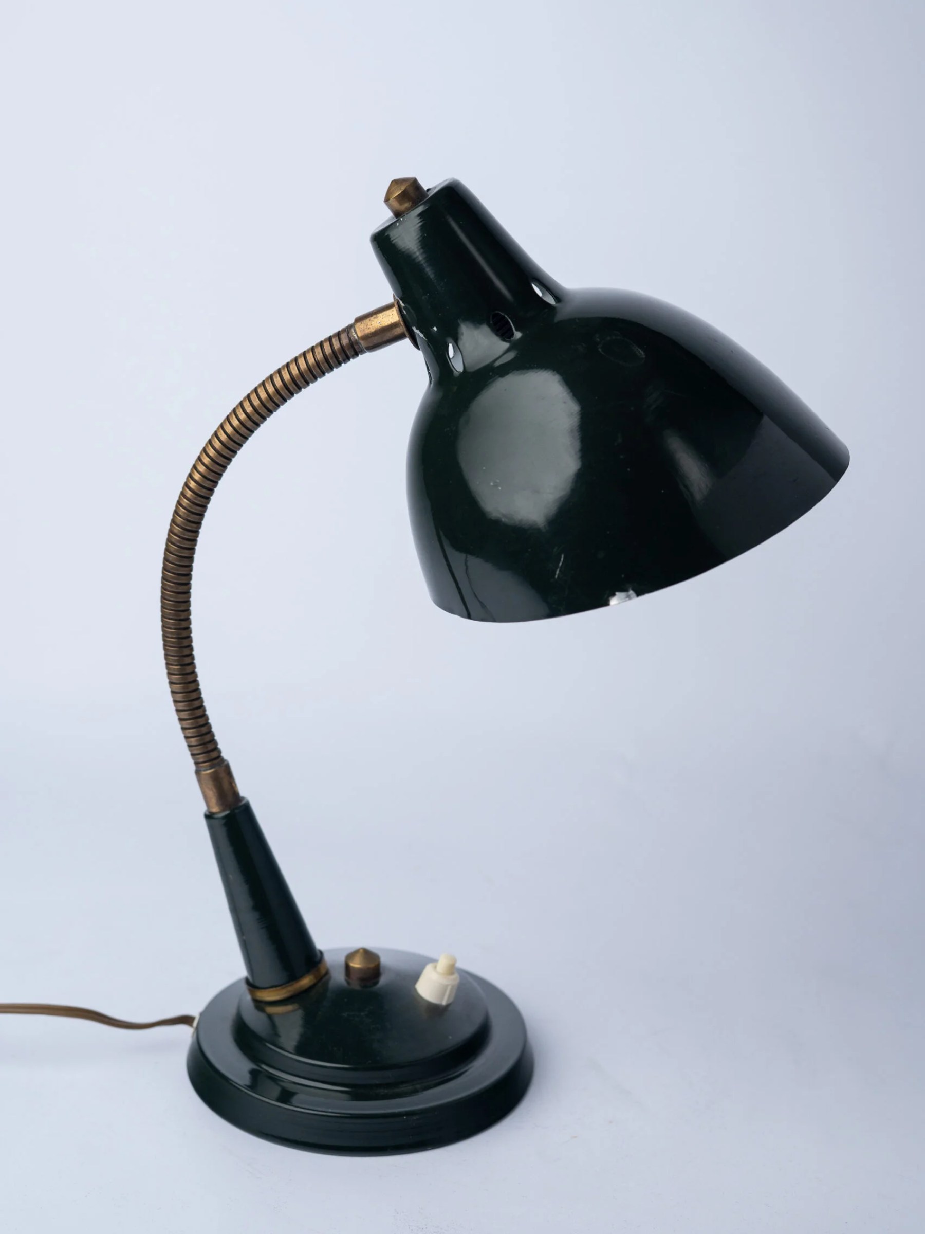 1960s Mid-Century Modern gooseneck desk lamp