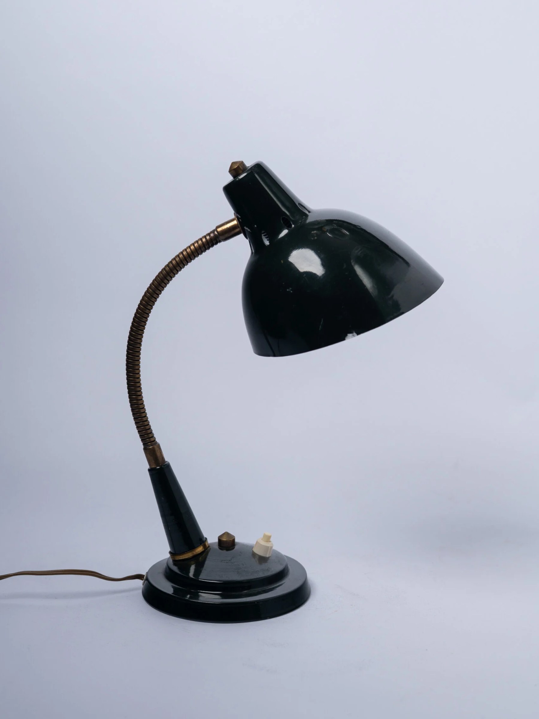1960s Mid-Century Modern gooseneck desk lamp