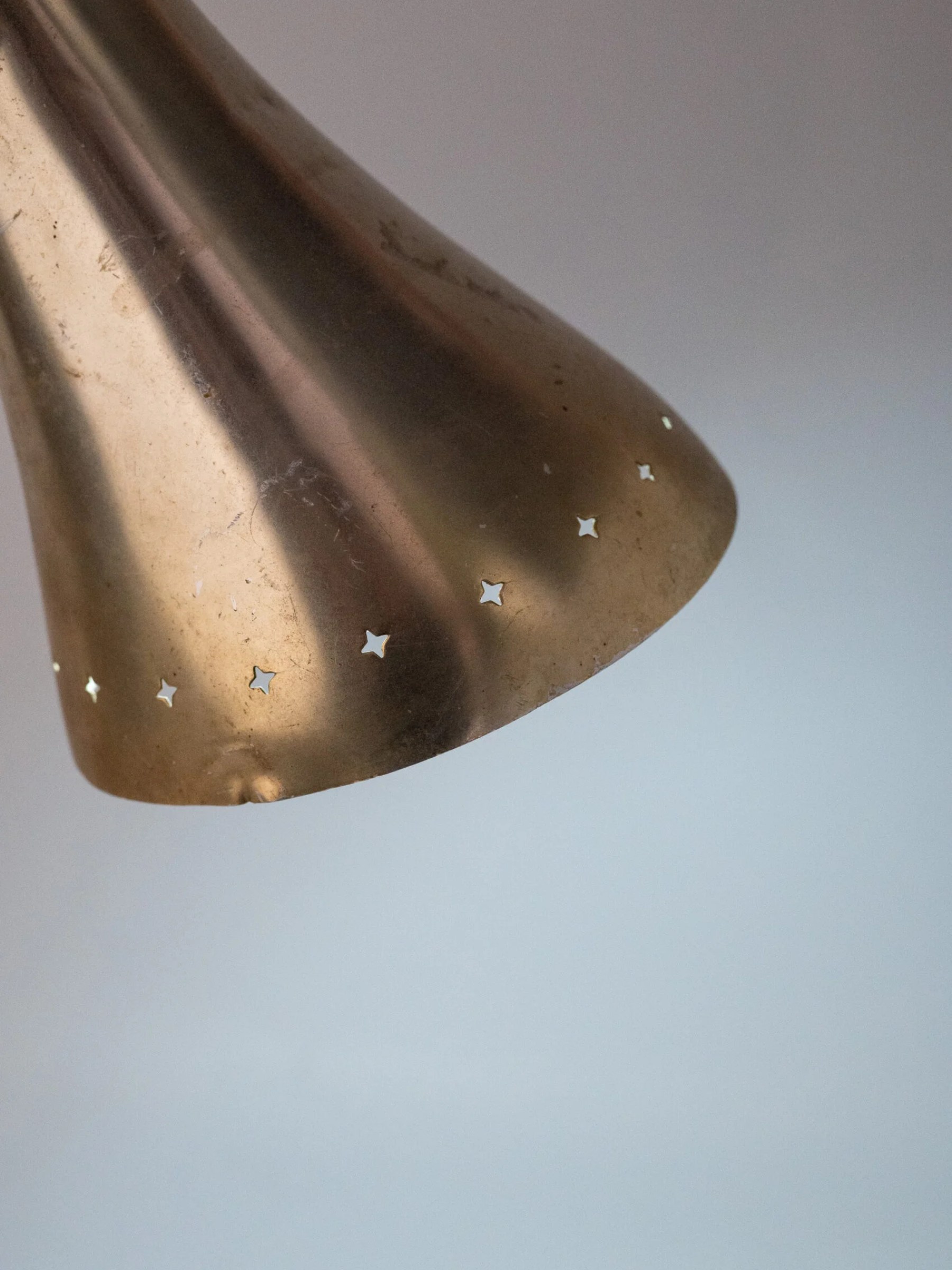 1950s Mid-Century Modern gooseneck desk lamp attributed to Jean-Boris Lacroix