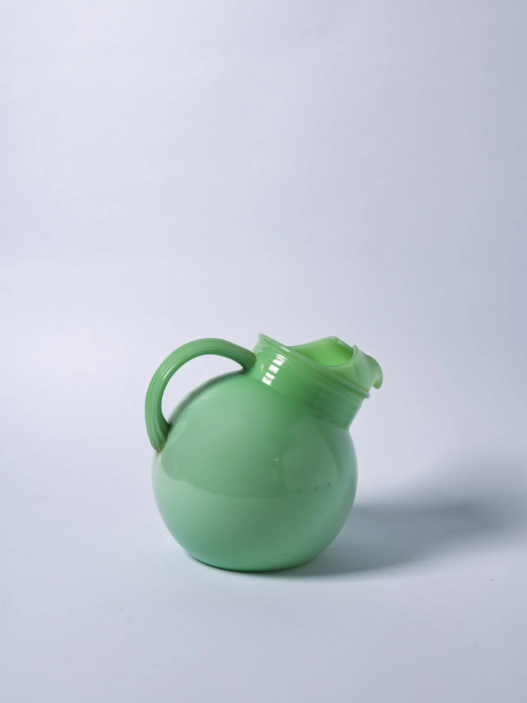 1940s rare ‘Fire King’ jadeite pitcher