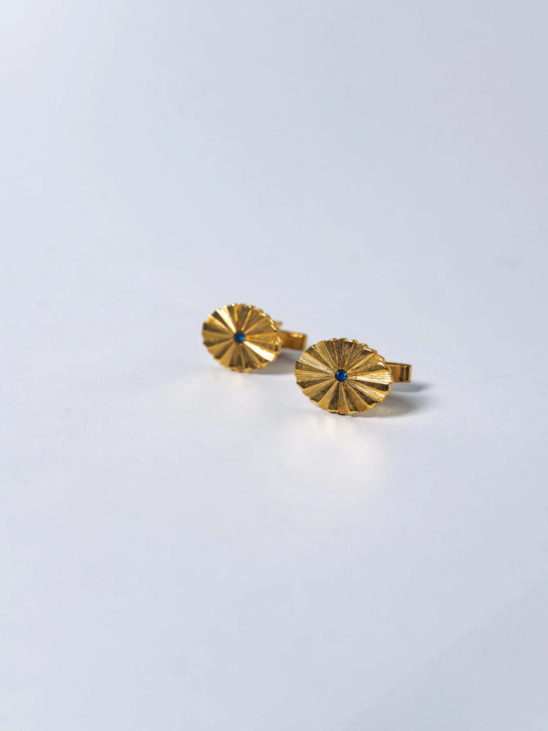 1960s ‘atomic-sunburst design’ Mid-Century Modern men’s cufflinks