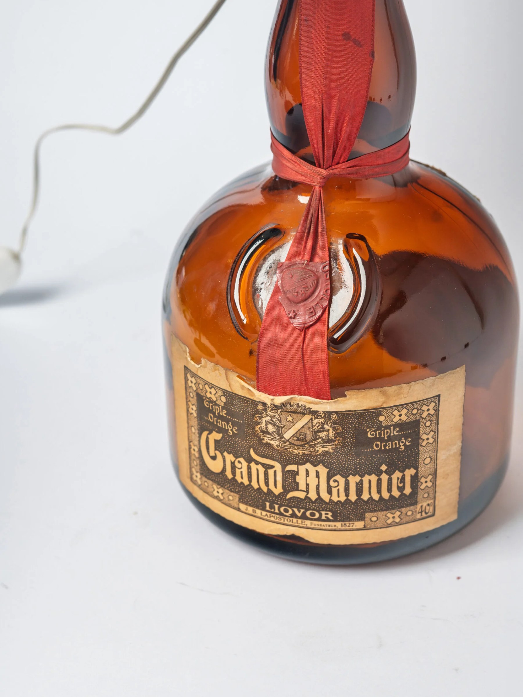 1960s MCM ‘Grand Marnier’ table lamp with original shade
