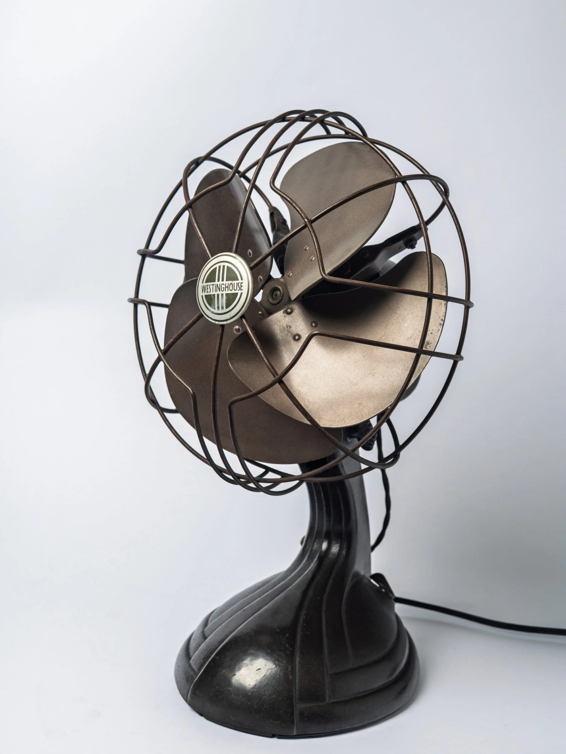 1937 stunning Art Deco ‘Westinghouse’ working table fan