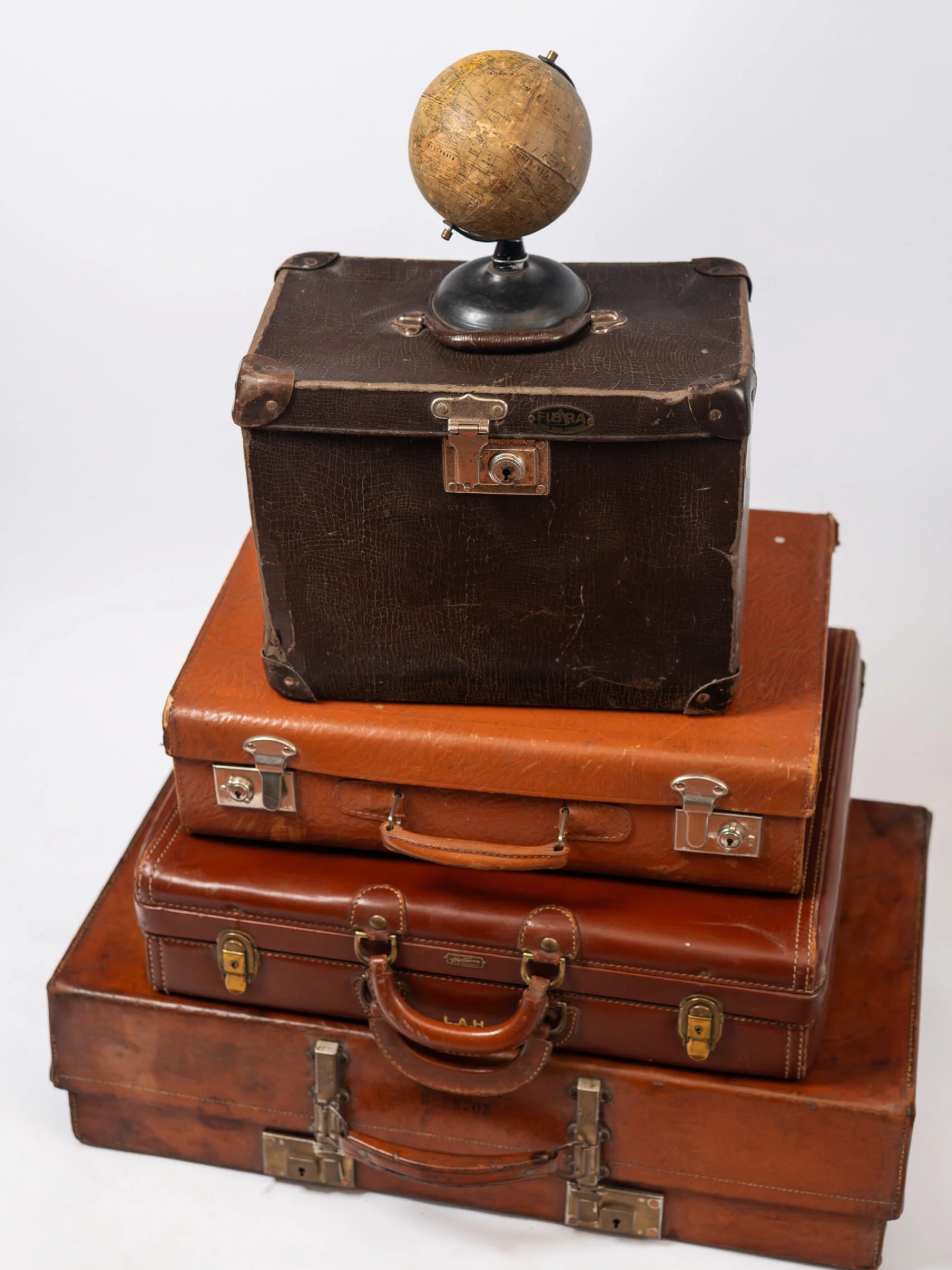 1950s ‘Hartmann’ leather suitcase