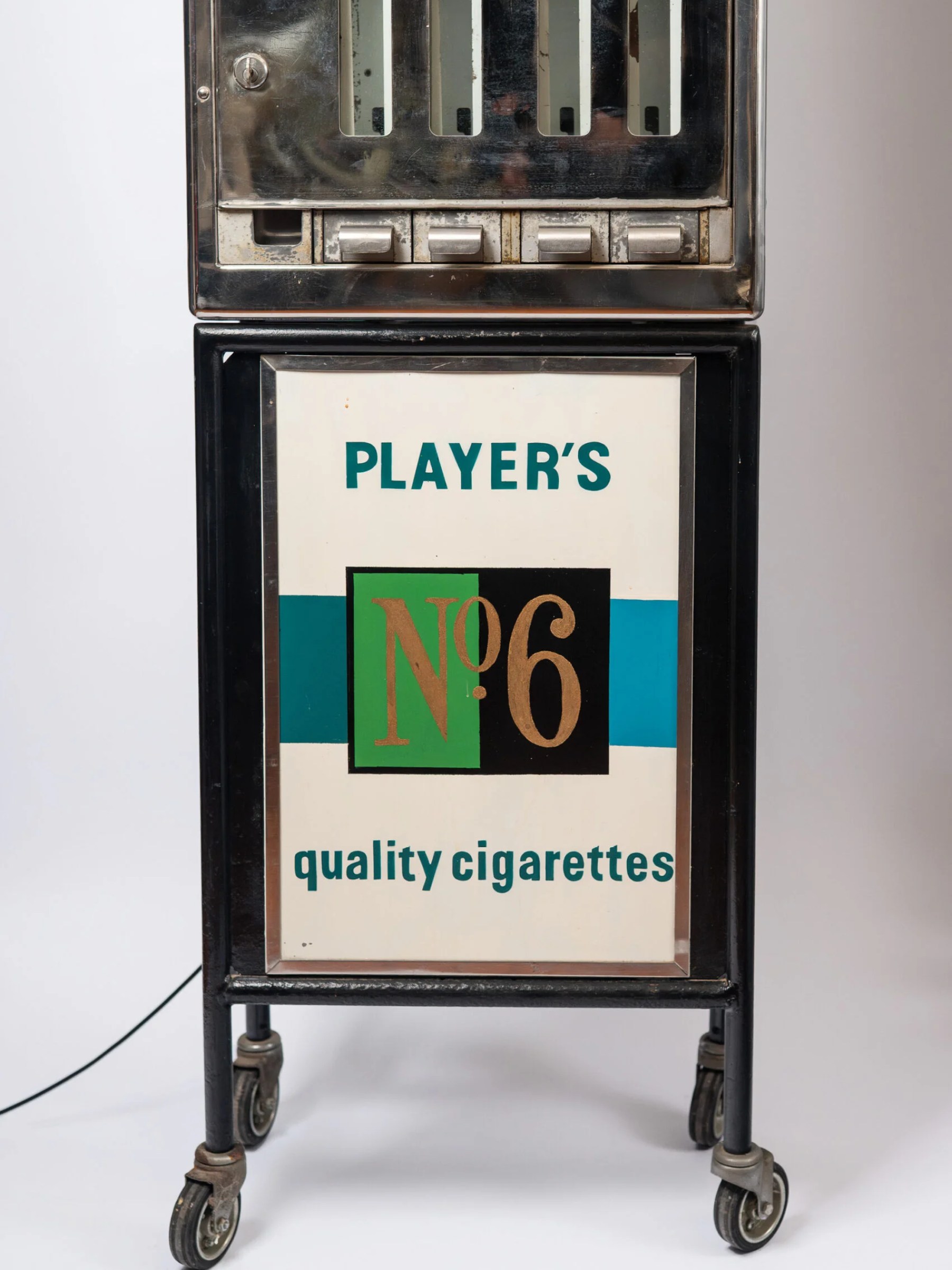 1950s MCM ‘Player’s’ coin-operated cigarette dispenser