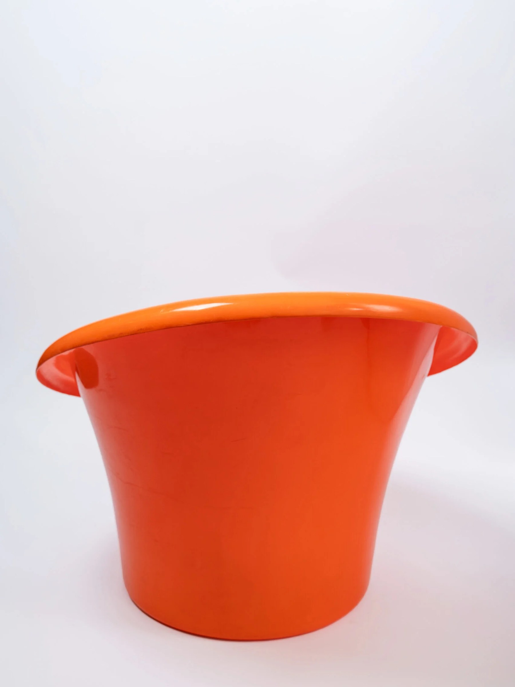 1974 ‘Skopa’ orange armchair designed by Ole Gjerløv-Knudsen & Torben Lind for IKEA