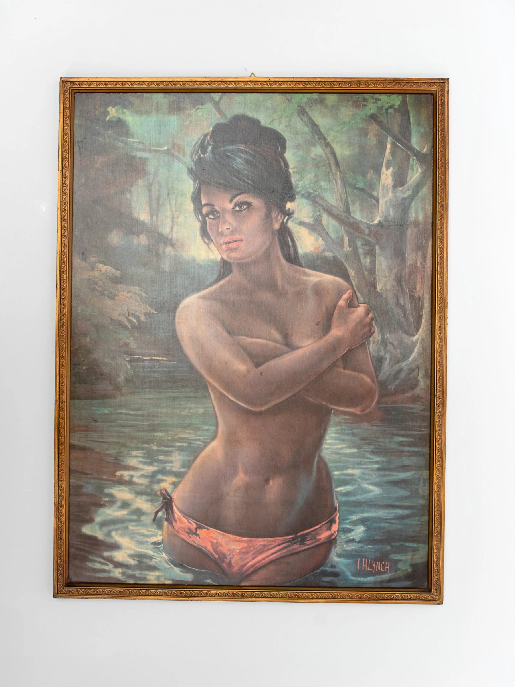 1960s MCM ‘Nymph’ original print by J.H. Lynch