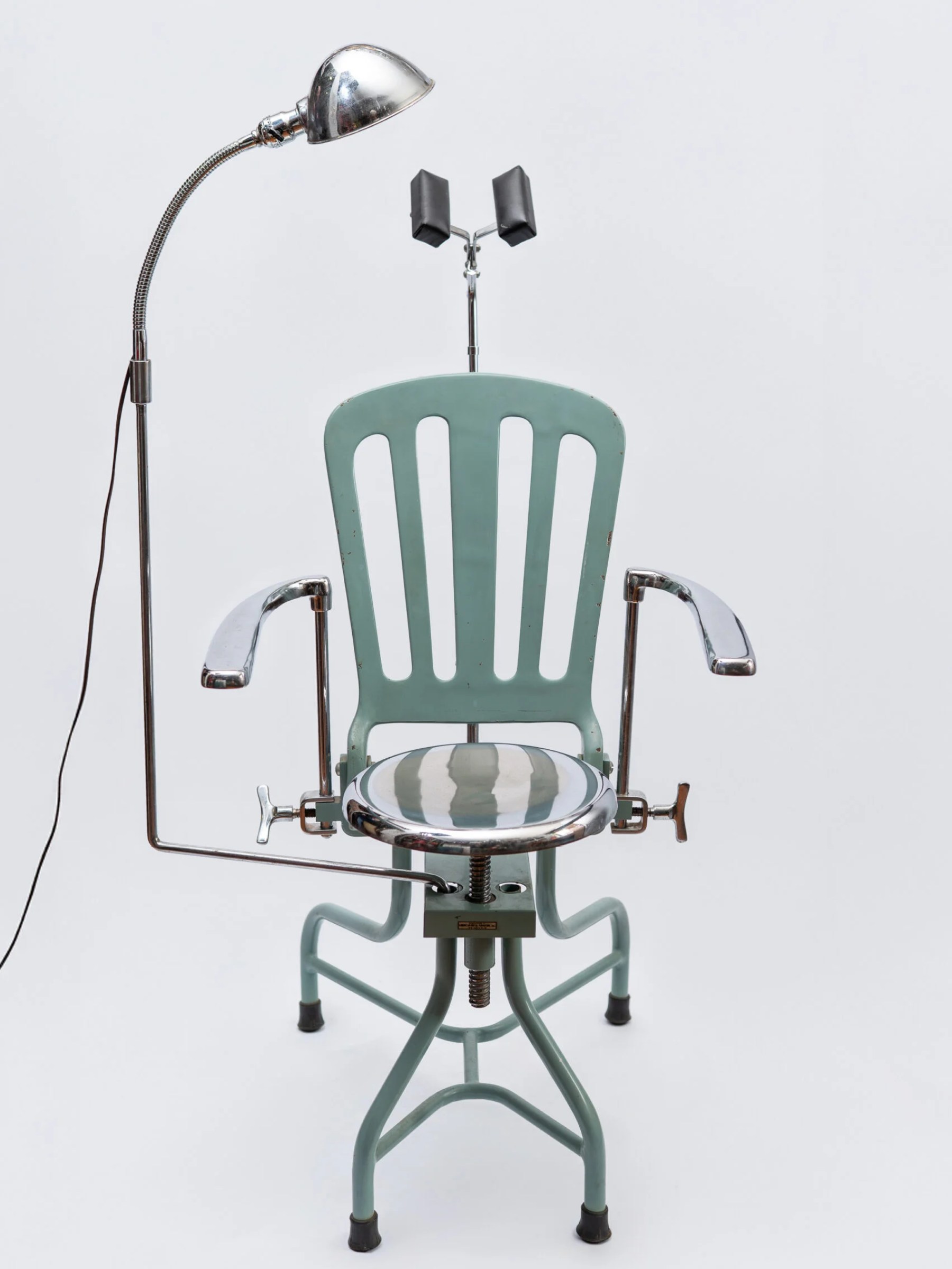 1930s Art Deco military dentist chair