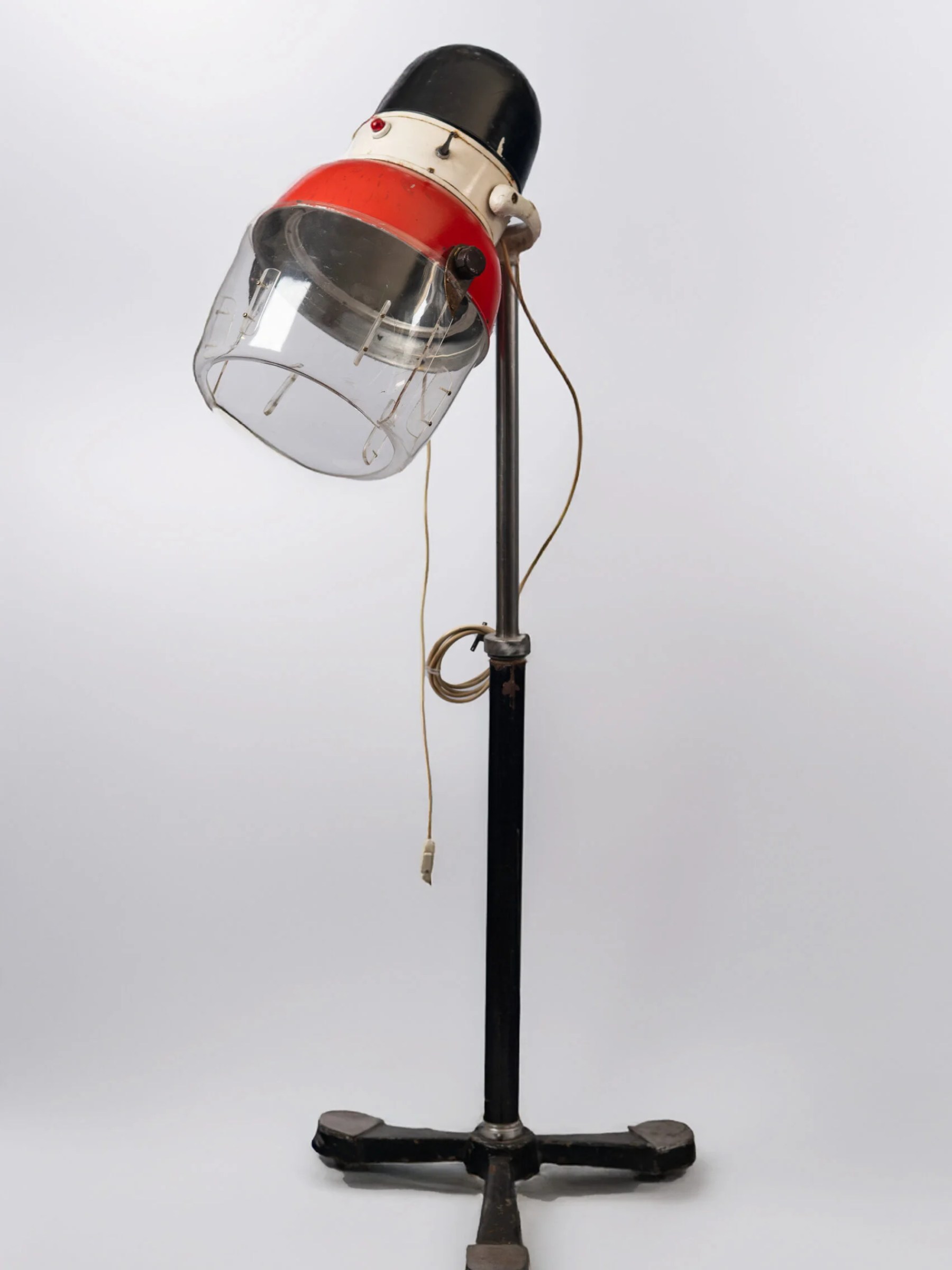 1960s ‘atomic’ MCM floor standing salon hair dryer