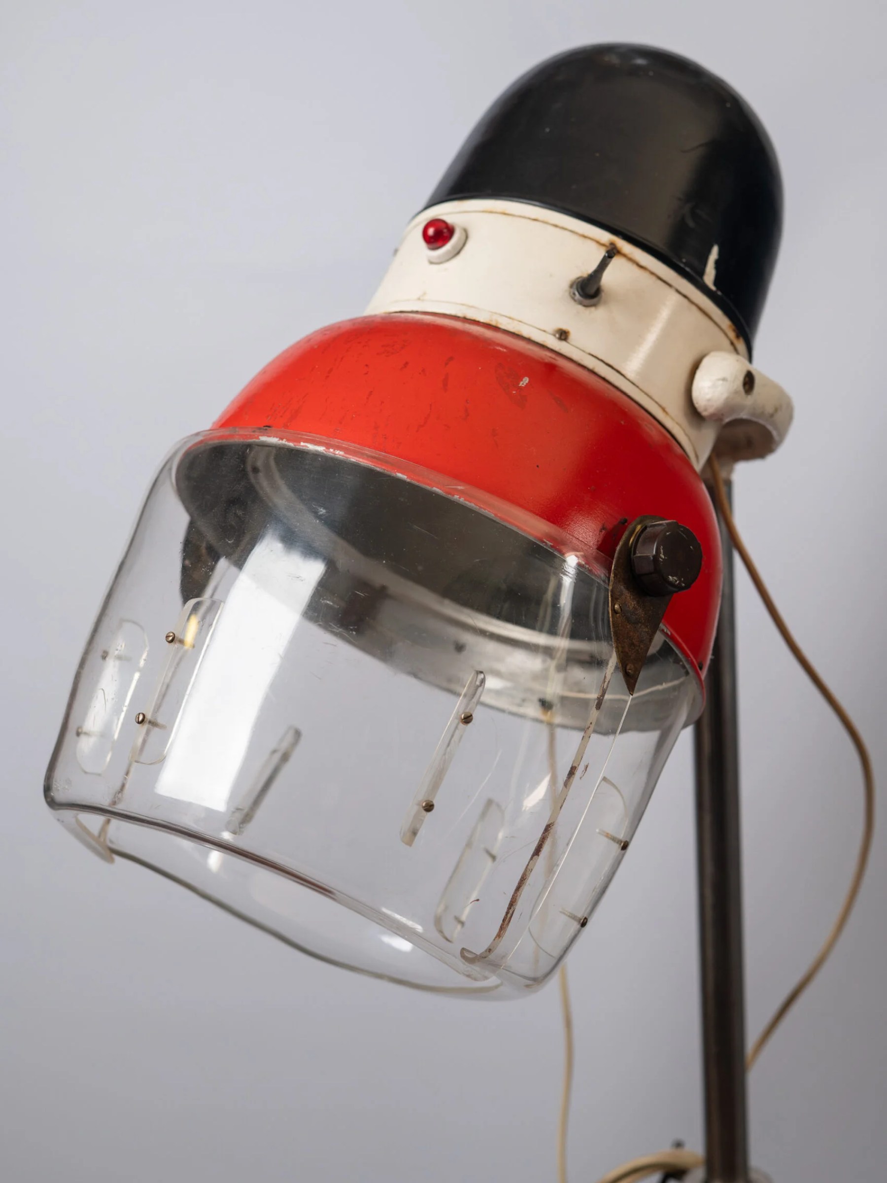 1960s ‘atomic’ MCM floor standing salon hair dryer