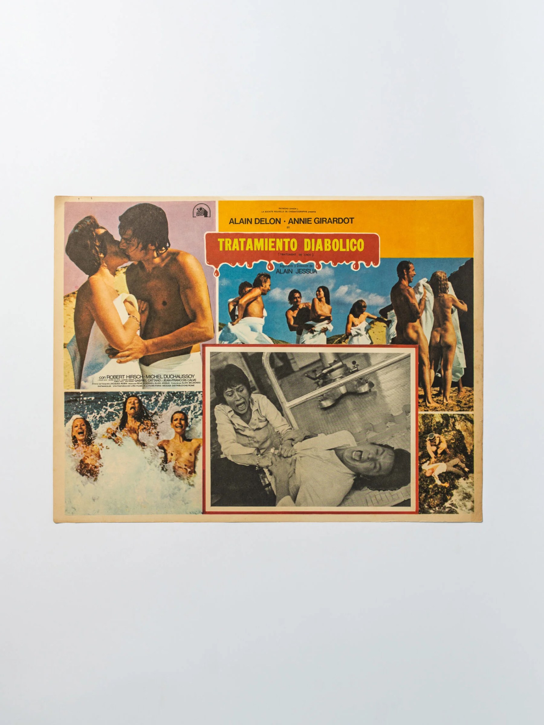 1973 ‘Shock Treatment’ thriller movie lobbie card (Alain Delon – Annie Girardot)