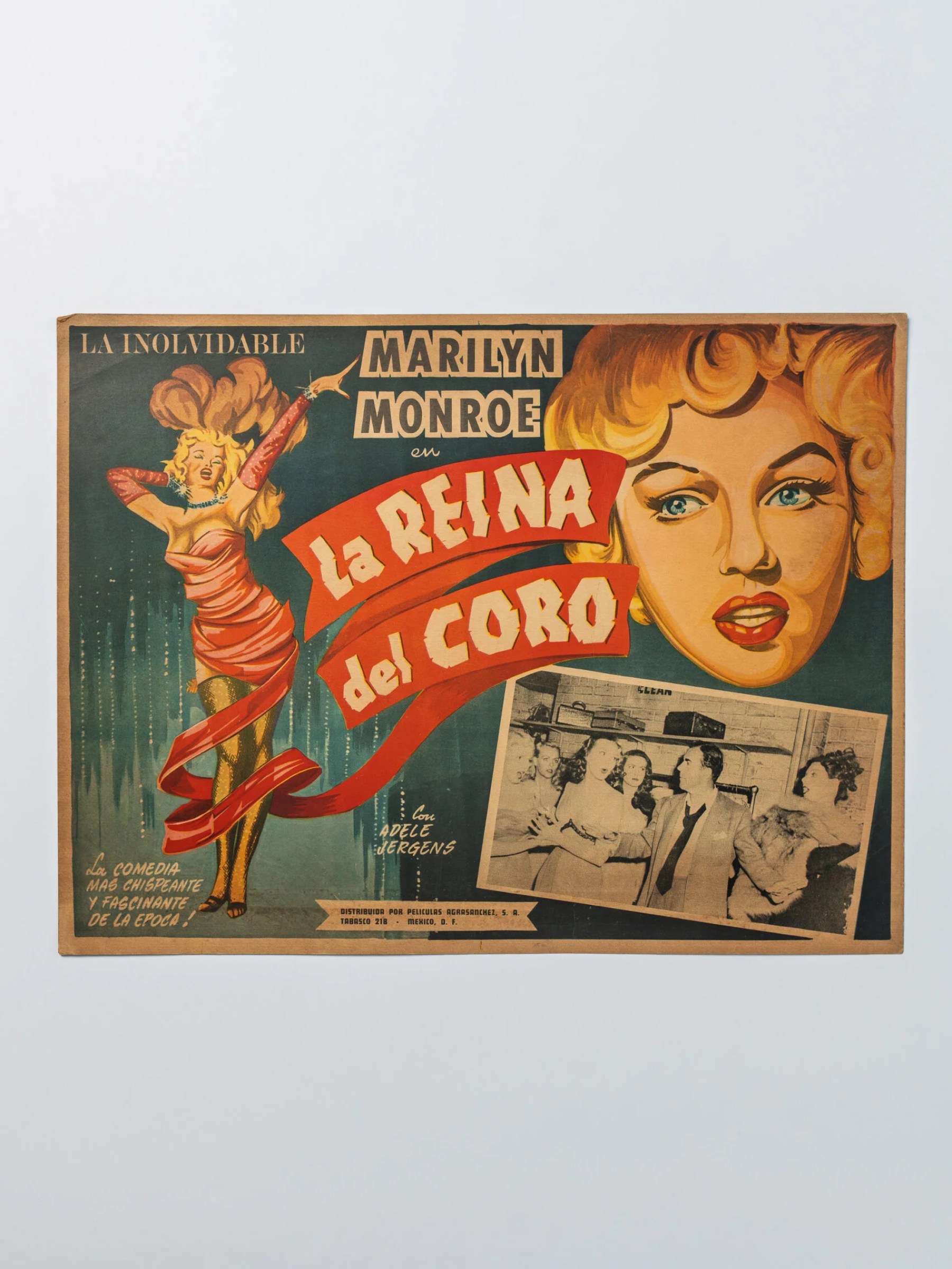 1948 ‘Ladies of the Chorus’ musical movie lobby card – Marilyn Monroe
