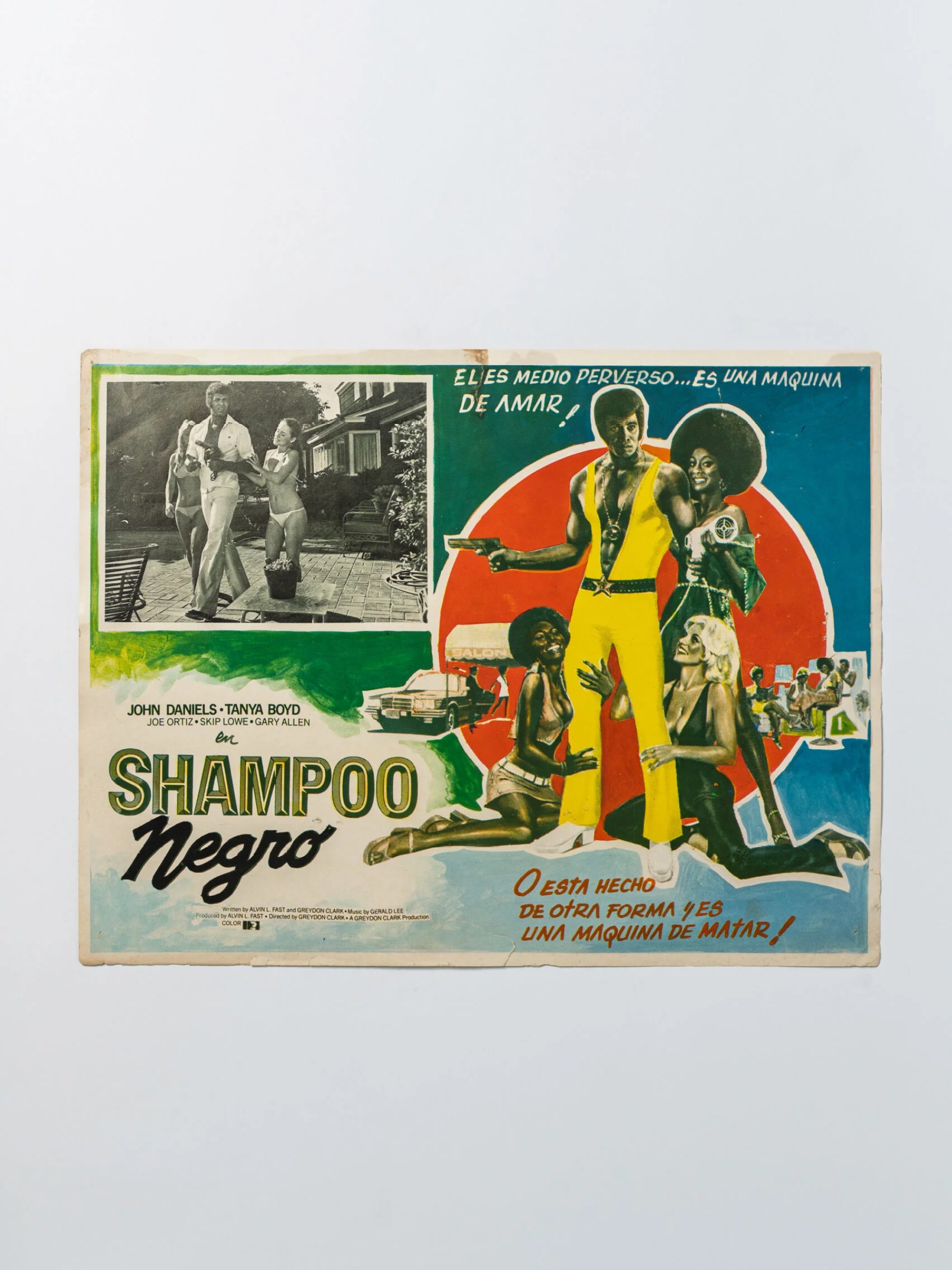 1976 ‘Black Shampoo’ blaxpoitation cult movie lobby card