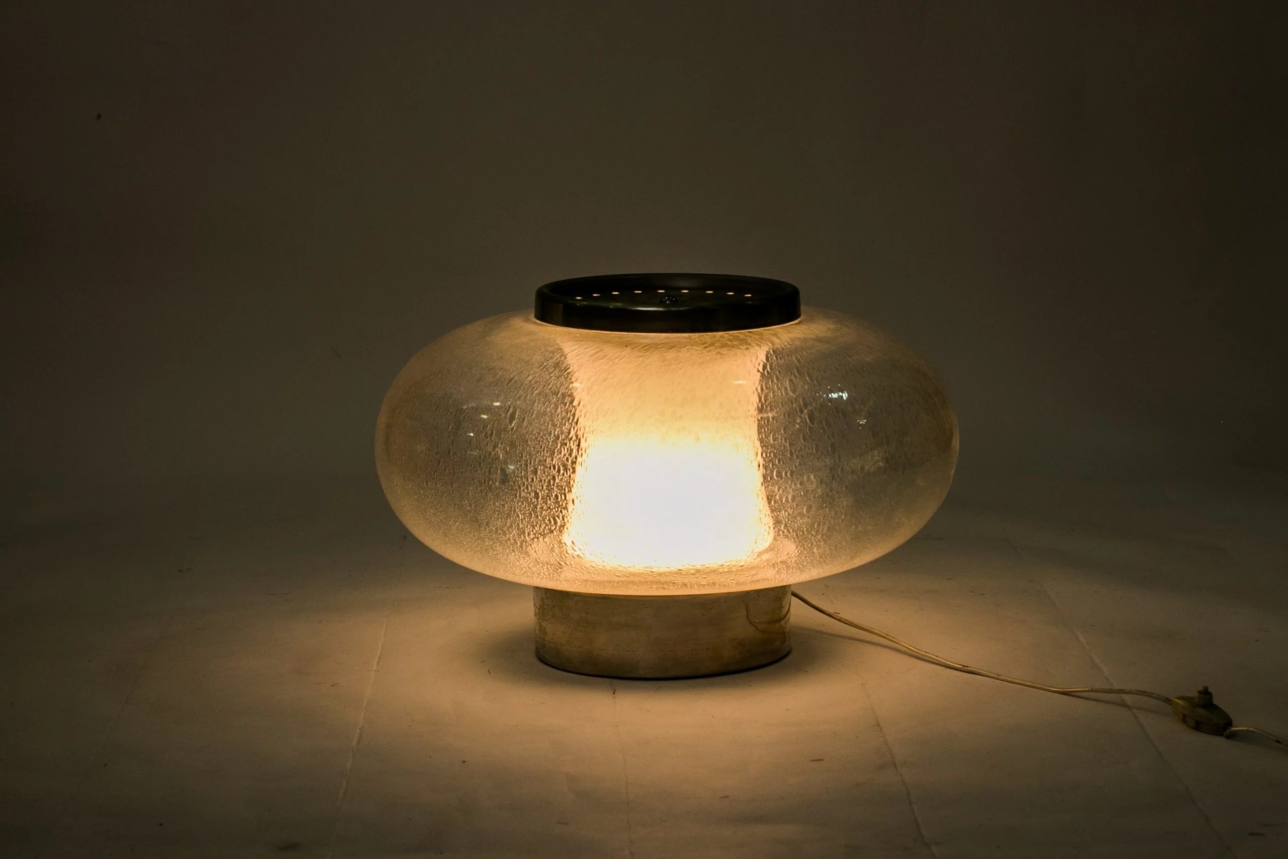 1970s Murano glass table lamp